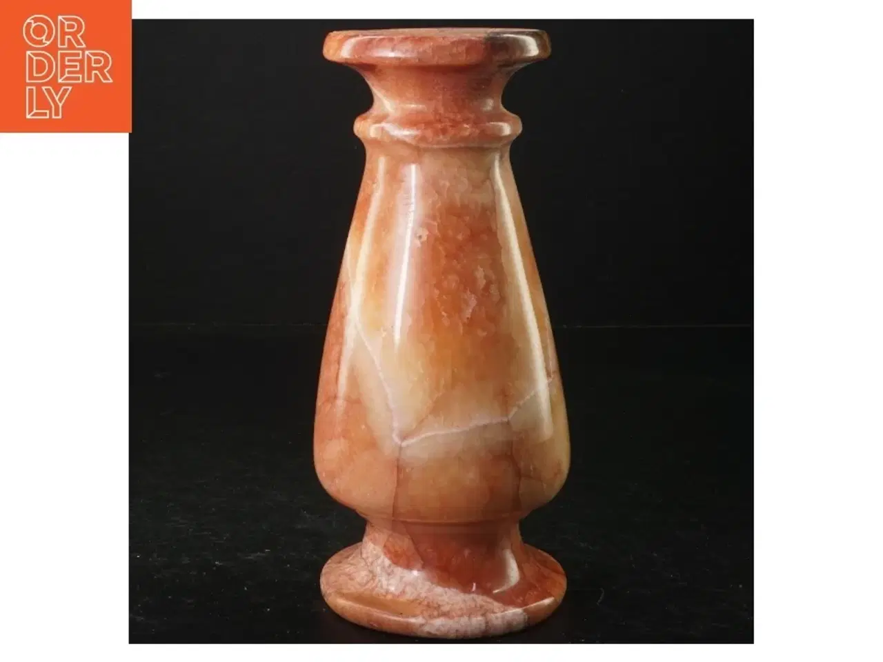 Billede 2 - Marmorvase (højde 19 cm)