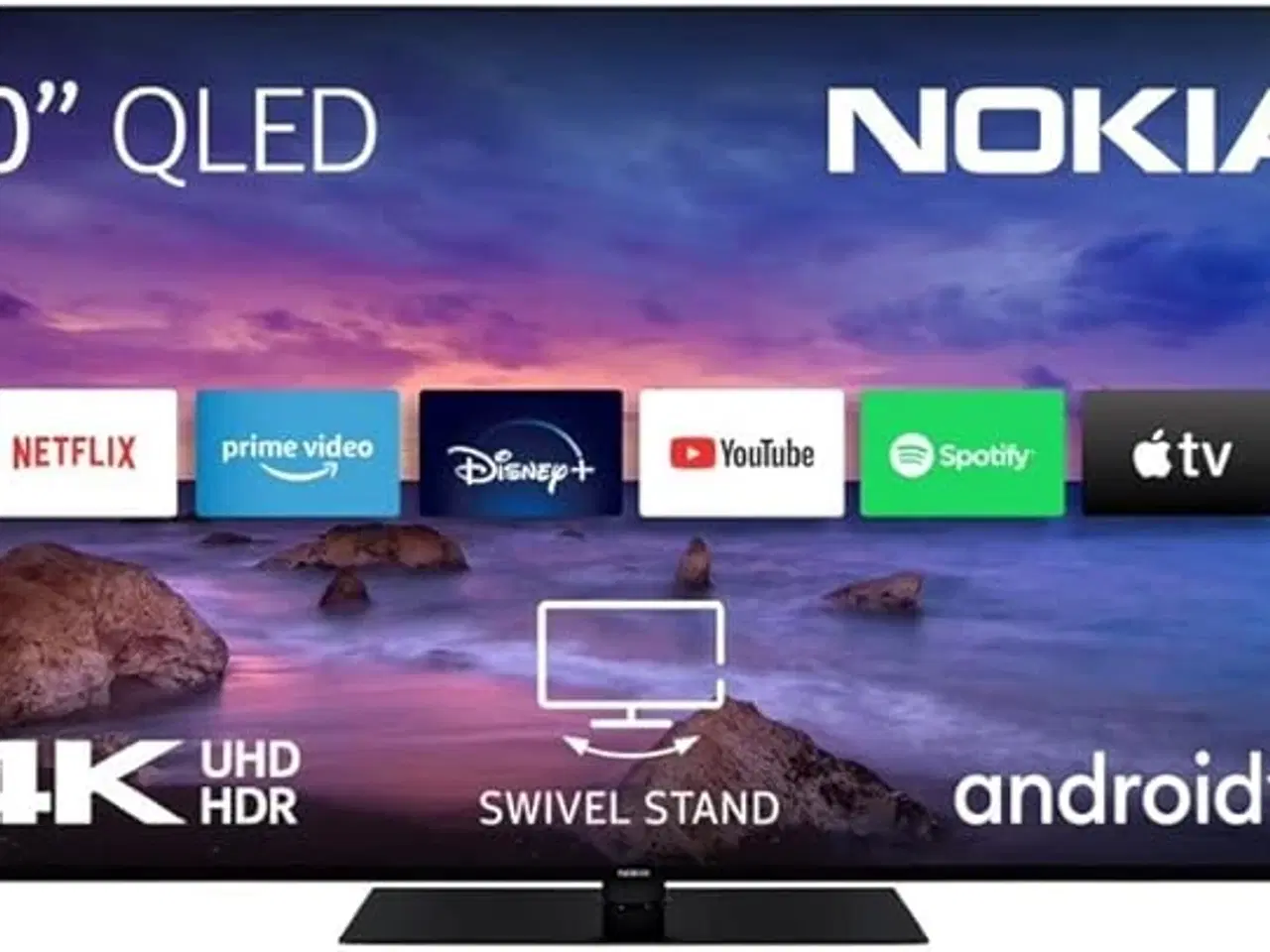 Billede 1 - 70" 4K UHD QLED Android TV med indbygget Chromecas