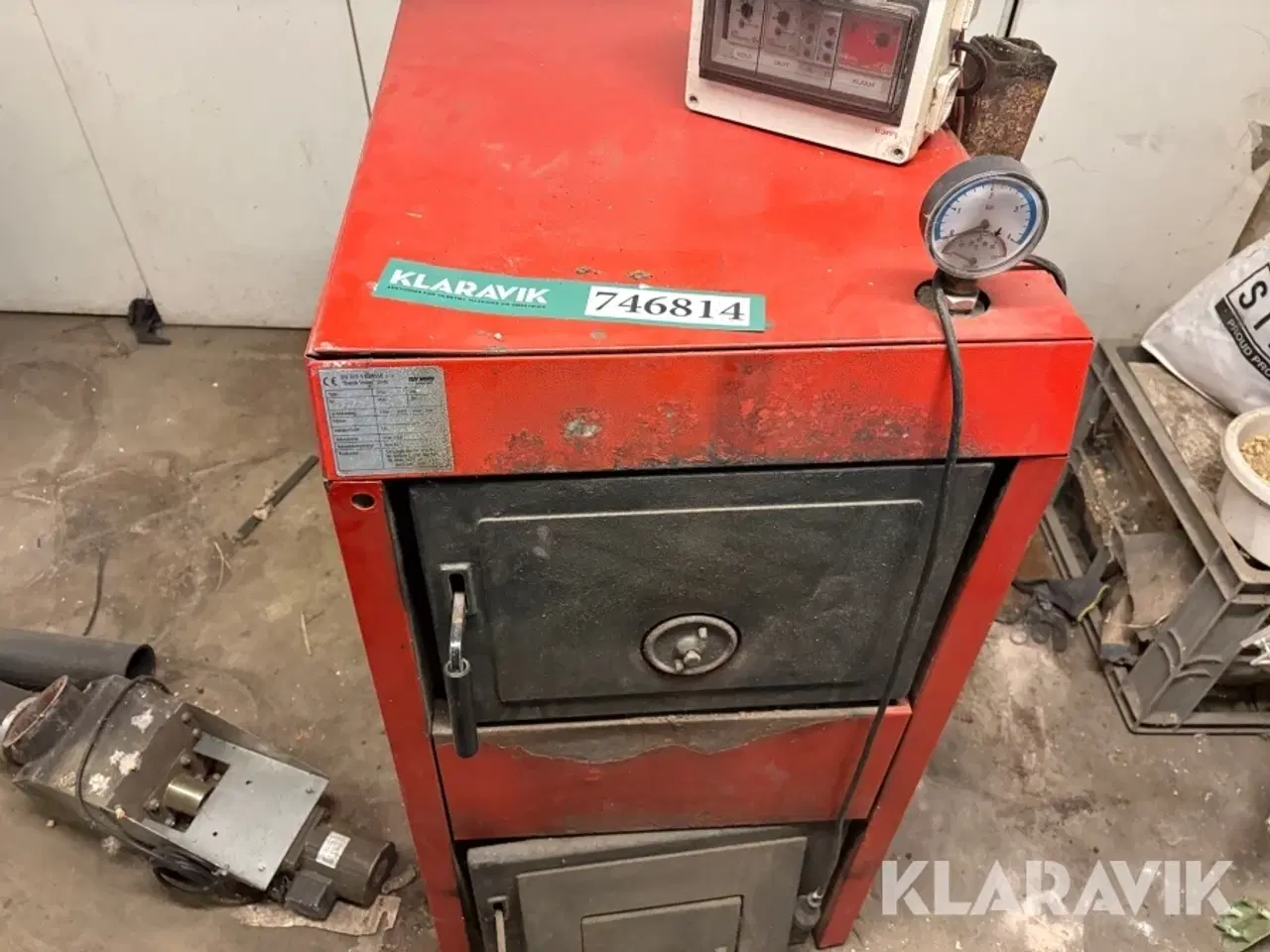 Billede 2 - Fyr / kedel til piller & fastbrændsel Smedegården/ Viadrus / Hercules U26