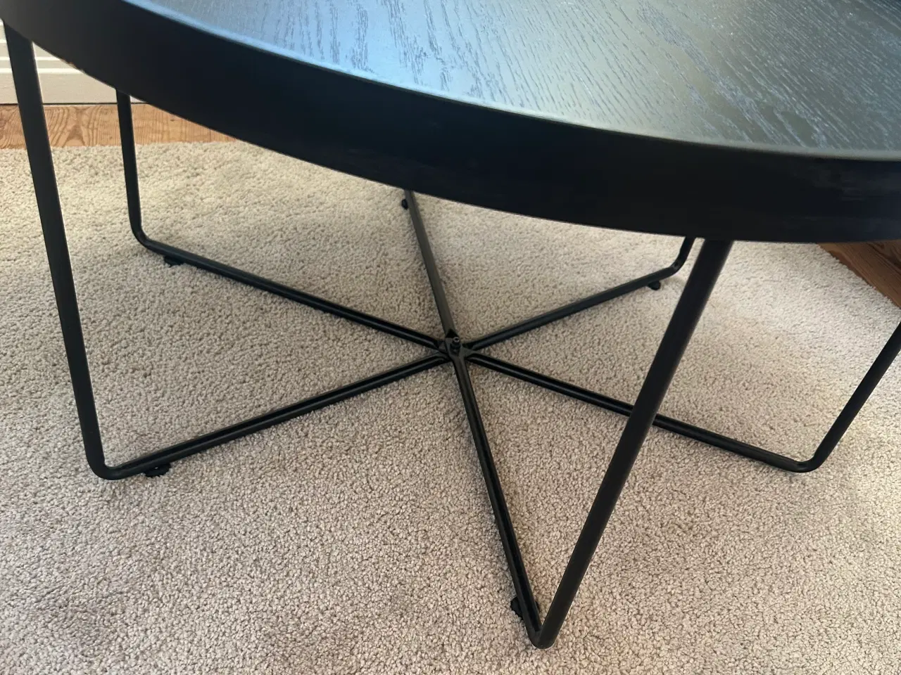 Billede 1 - Sofabord med træplade 