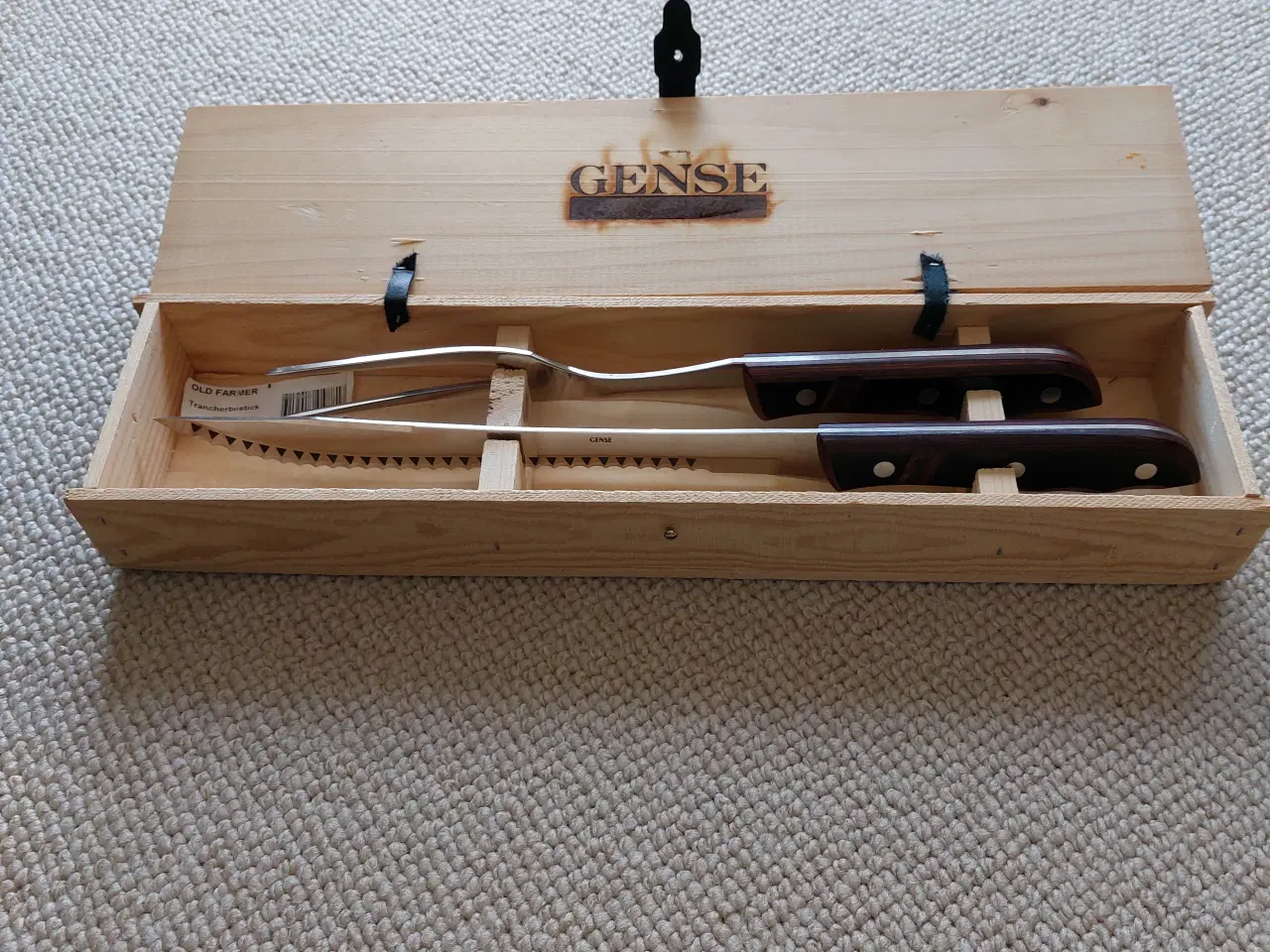 Billede 1 - Trancherbestik GENSE Old Farmer, forskærersæt