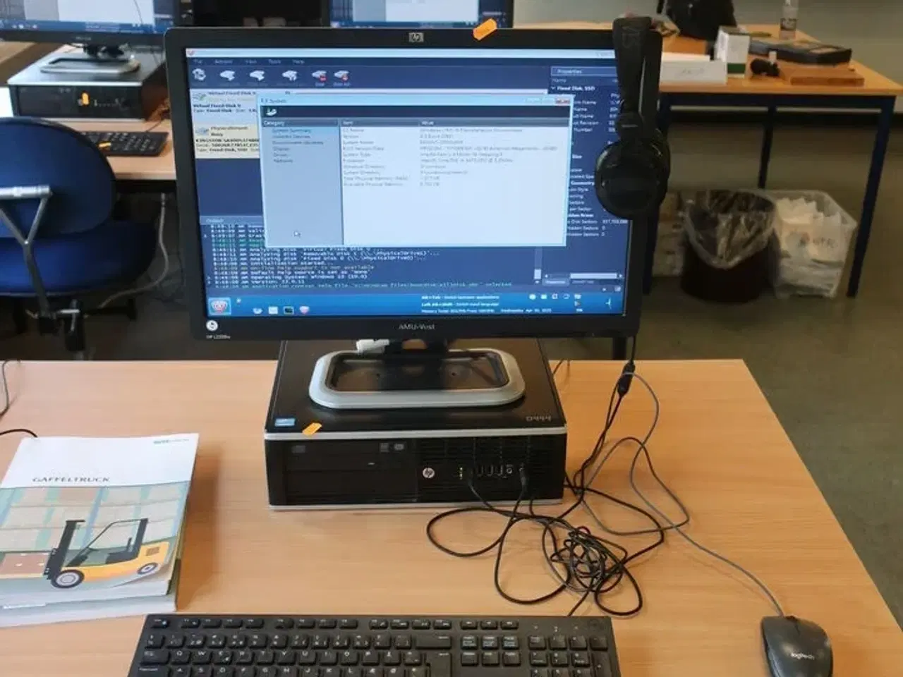 Billede 1 - HP 22" skærm m. tastatur L2208w (PC medfølger ikke)