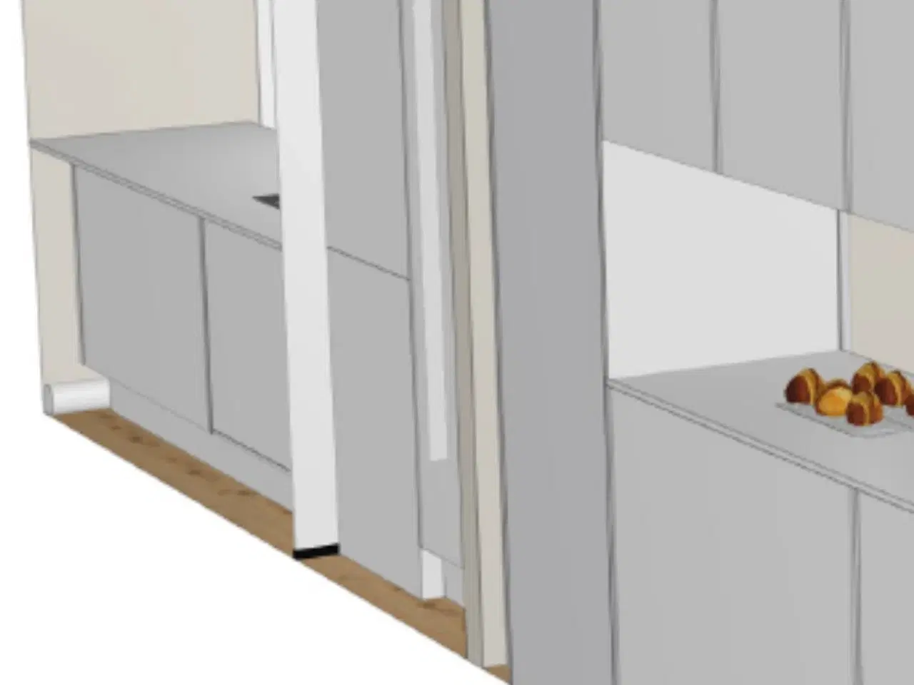 Billede 2 - Vordingborg køkken/bryggers fra 2024