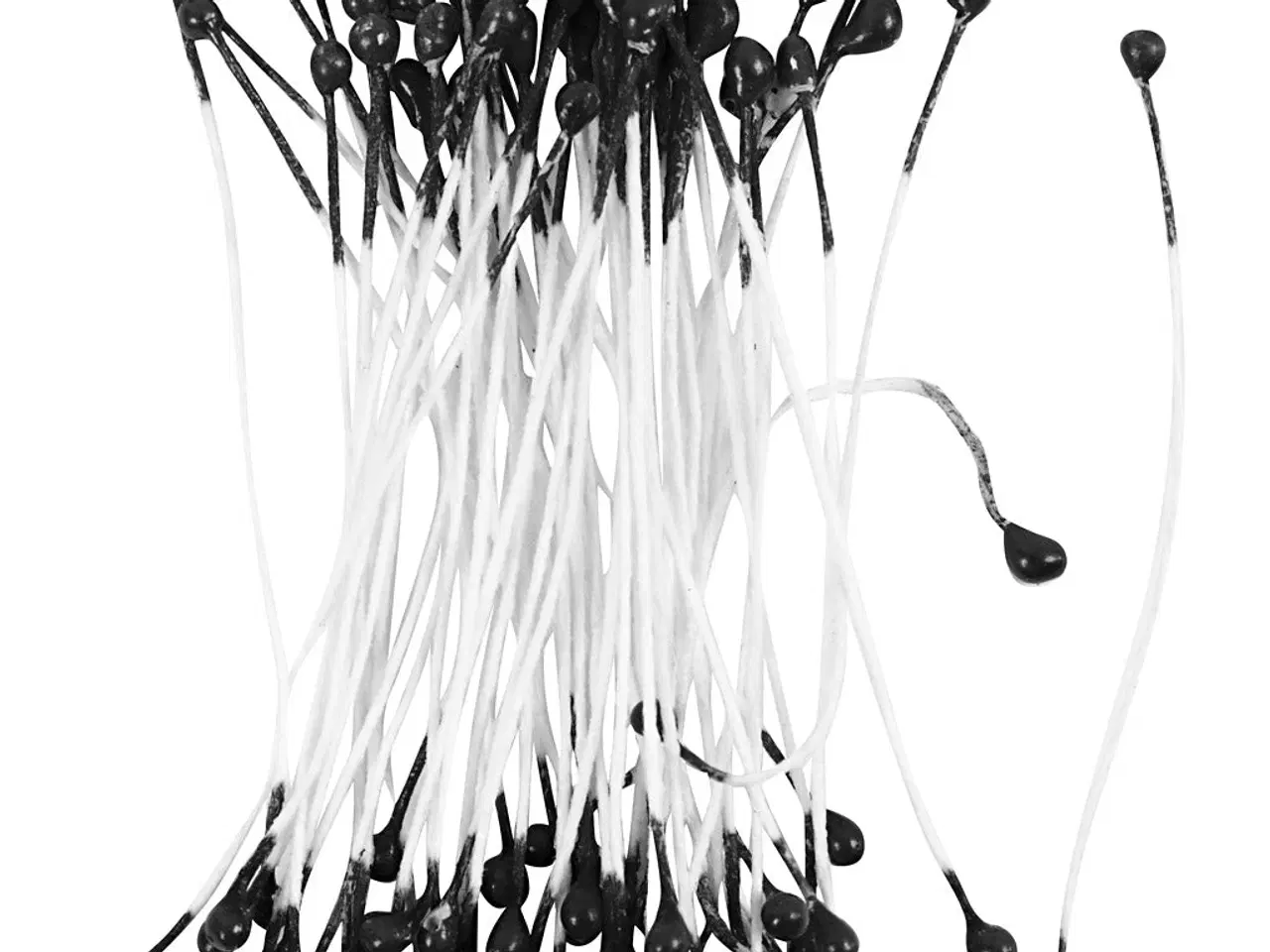 Billede 1 - Støvdragere til blomsterdekoration, 100 stk. sort