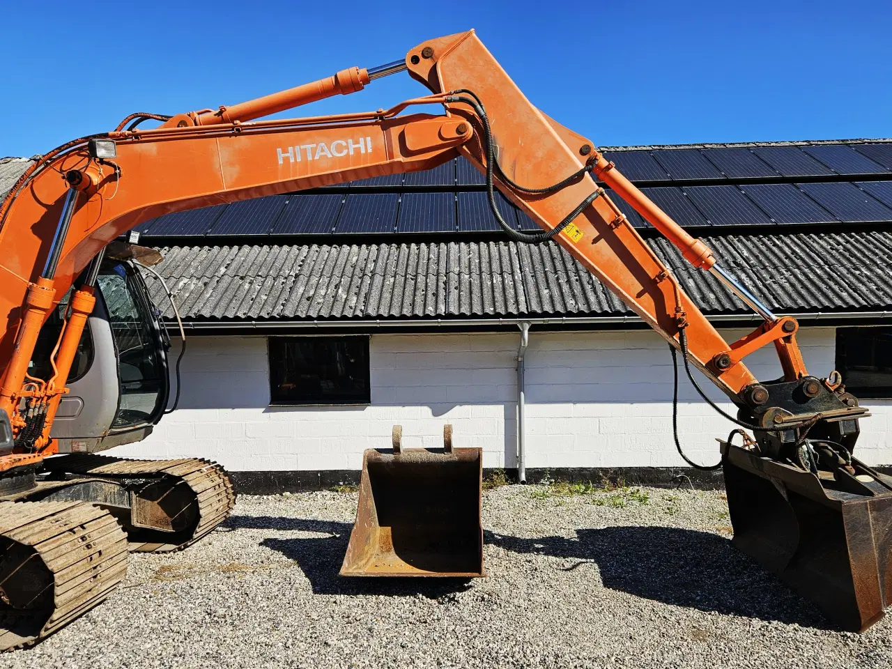 Billede 8 - Hitachi ZX110 / 10 tons / brede bånd / skovlsæt