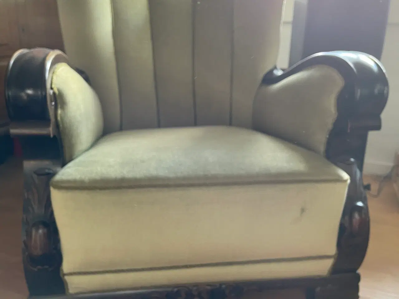 Billede 4 - Ældre 2 stk. antikke lænestole sælges