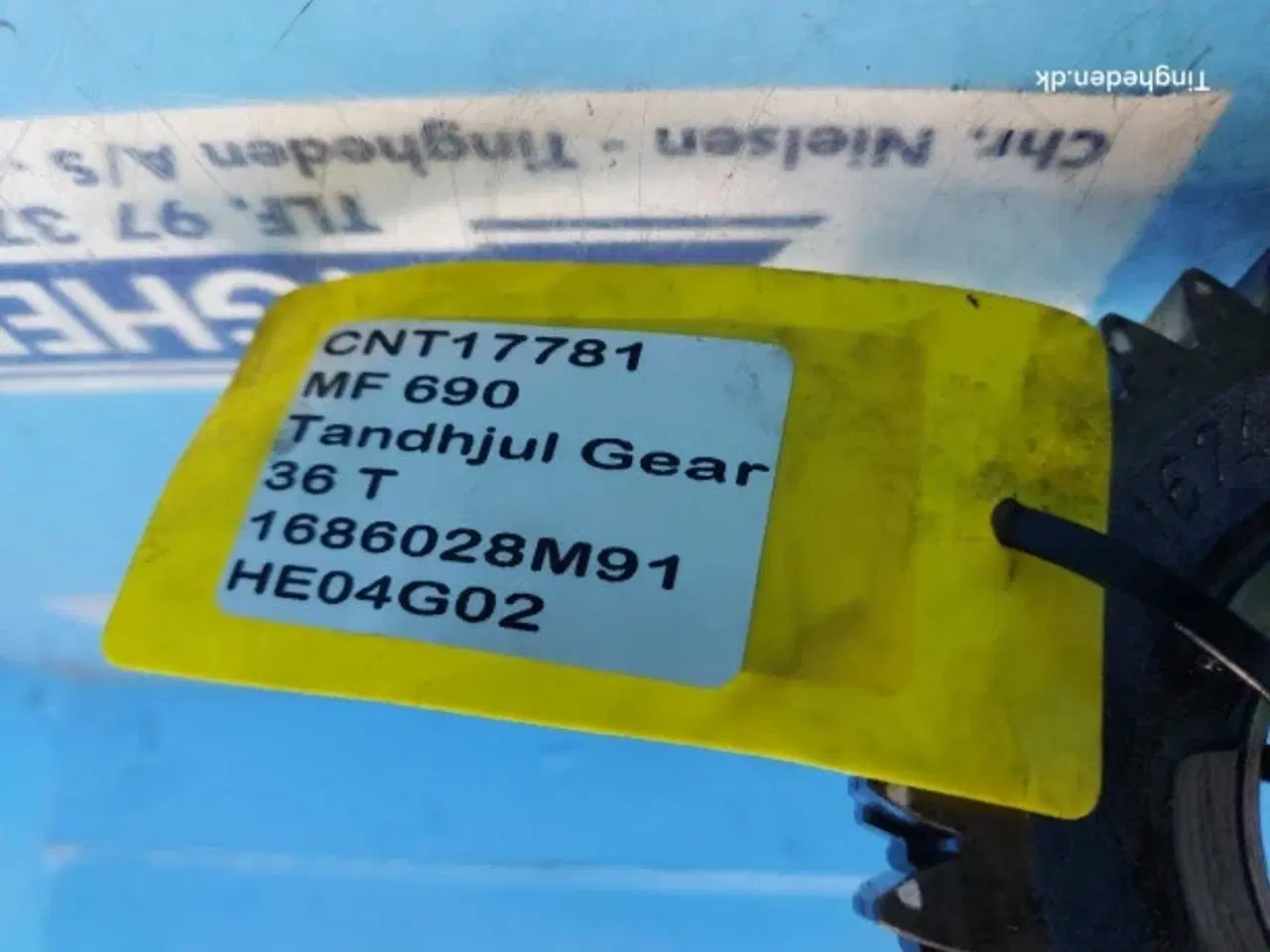 Billede 10 - Massey Ferguson 690 Tandhjul Gear 1686028M91