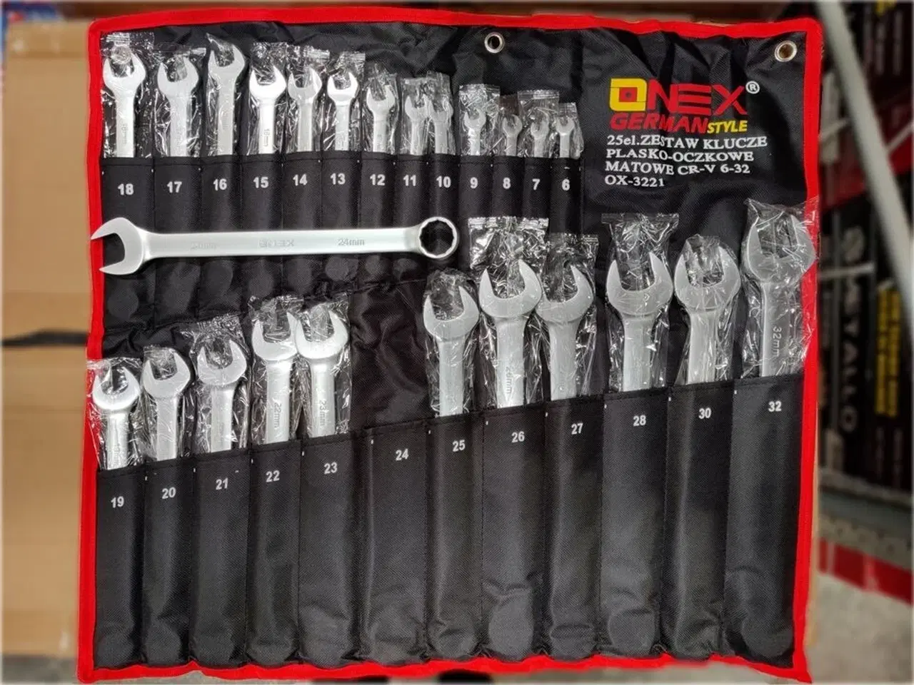 Billede 1 - Ringgaffelnøglesæt med 25 stk.