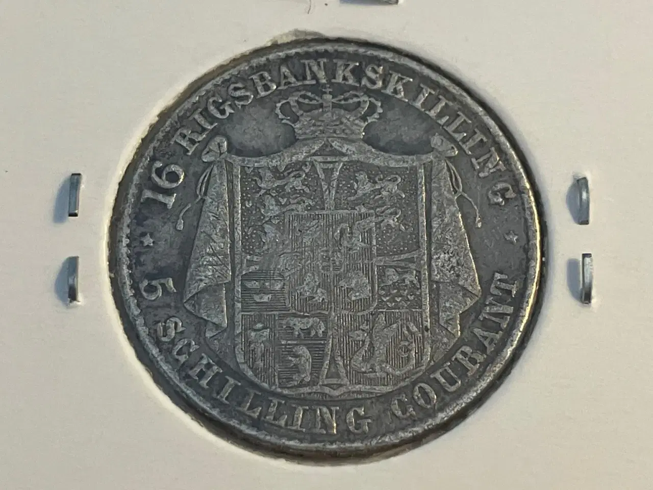Billede 1 - 16 skilling 1842 Denmark
