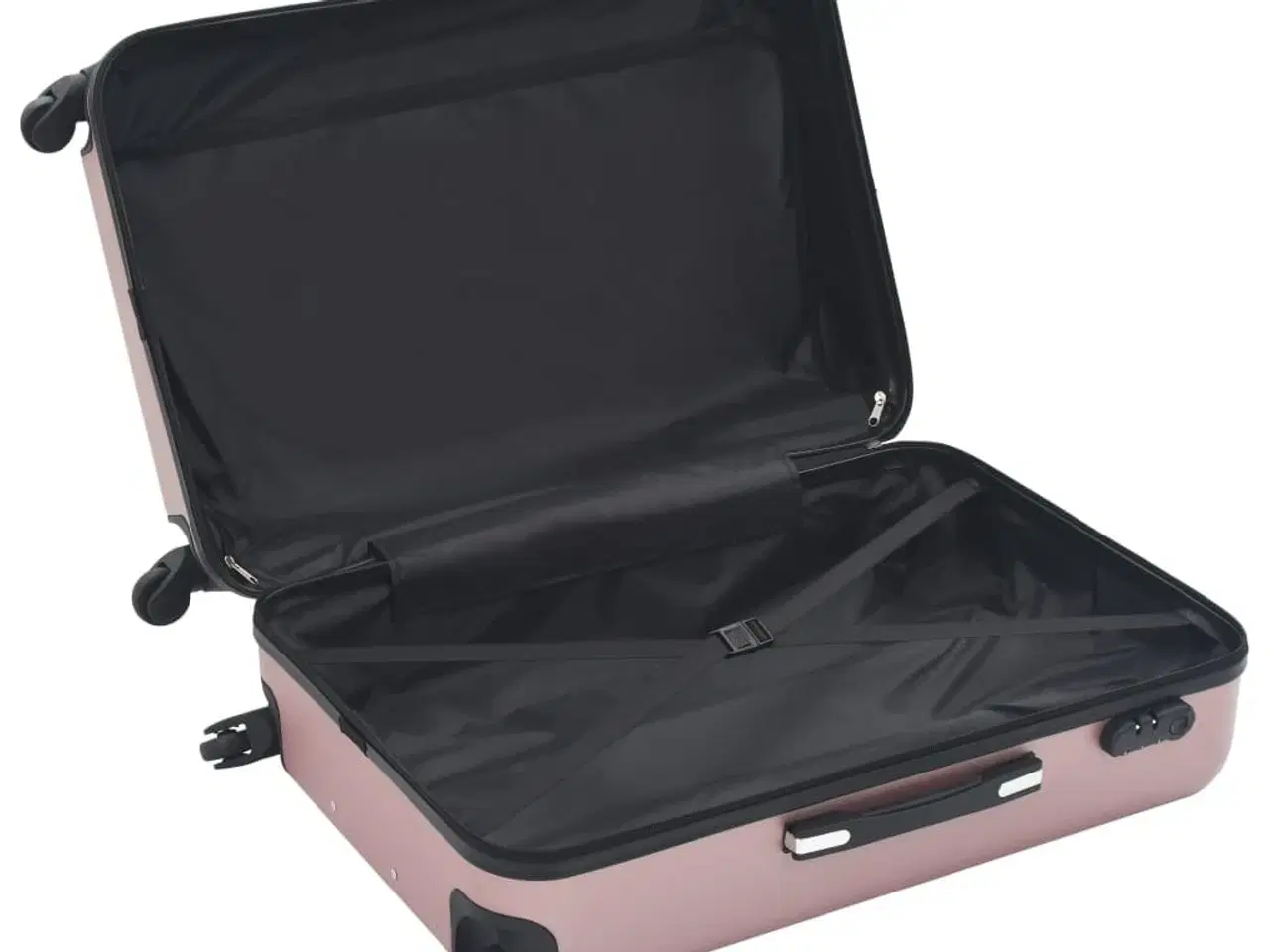 Billede 6 - Kuffert sæt i 3 dele hardcase rosenguld ABS