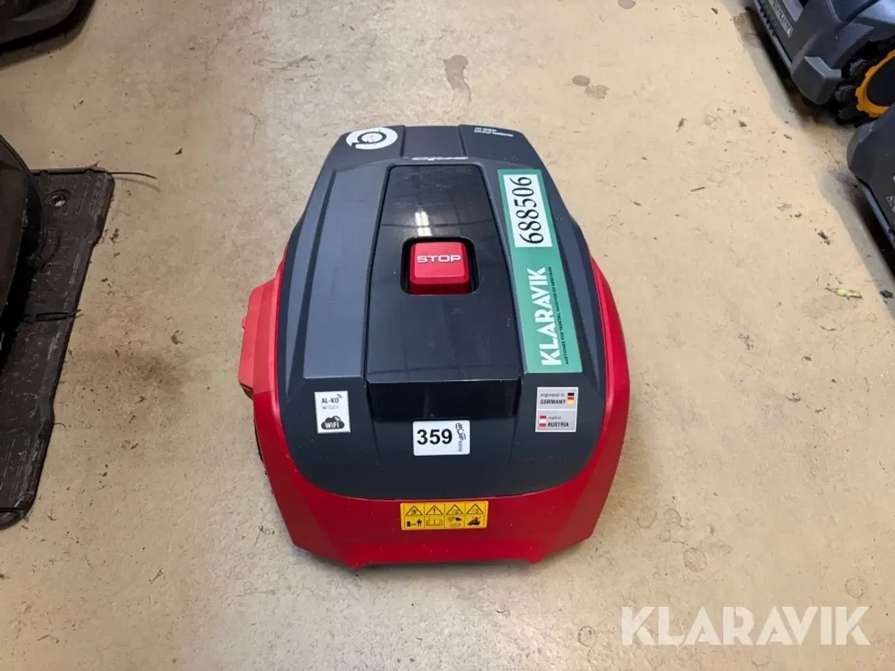 Billede 3 - Robotgræsslåmaskine AL-KO Robolinho 450 W med garage