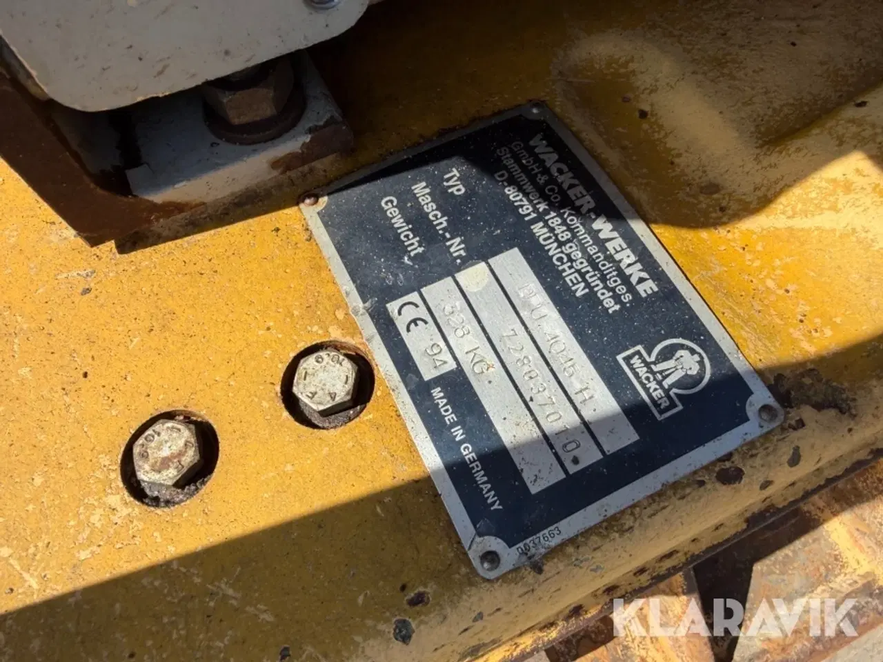 Billede 12 - Pladevibrator Wacker-Werke DPU 4045 H