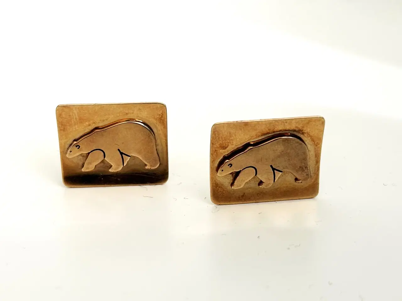 Billede 1 - Manchetknapper i 14 kt. guld designet af Aage Gitz