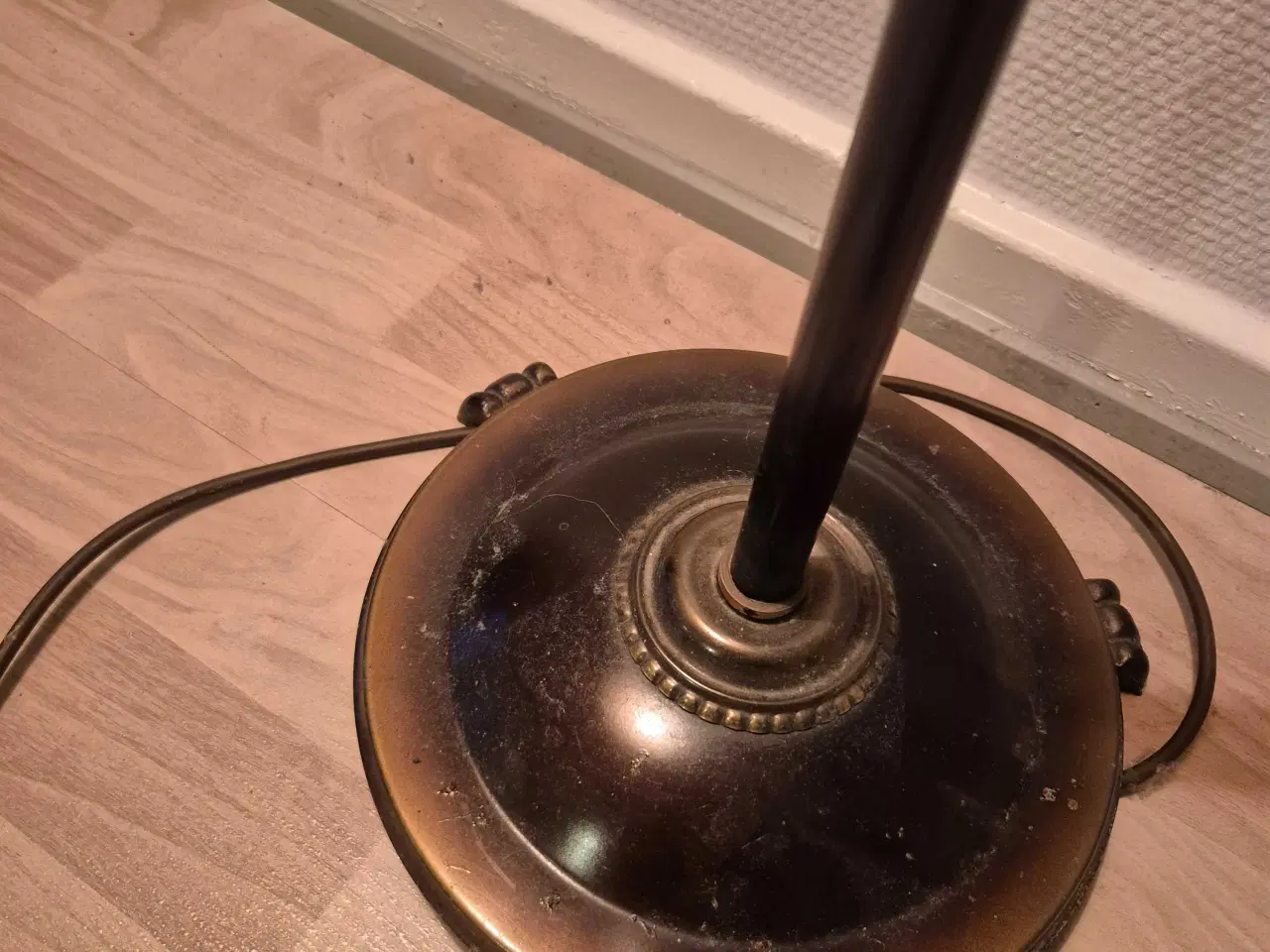 Billede 5 - Retro standerlampe med buet hals