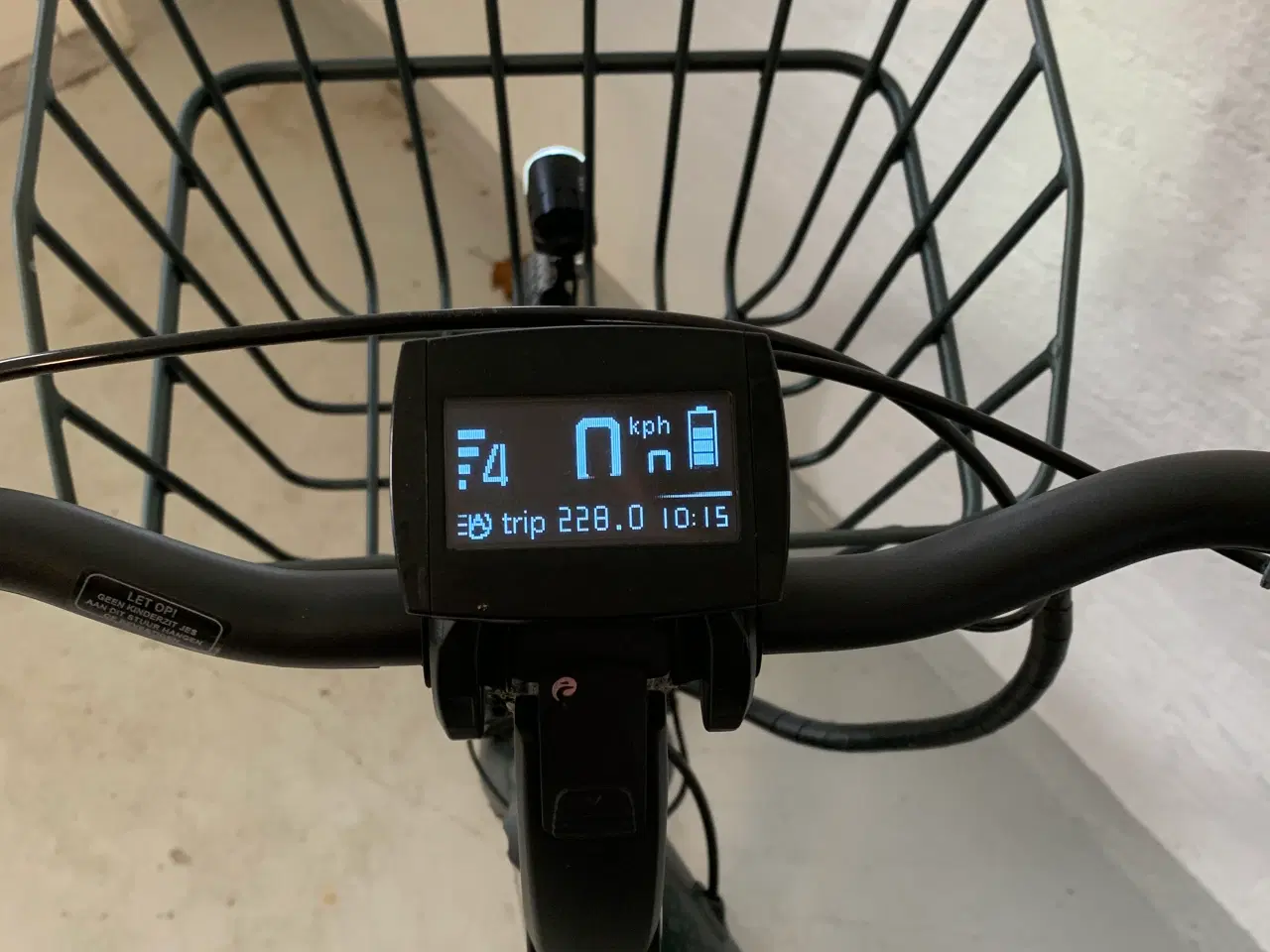 Billede 5 - Batavus Elektrisk Cykel med front- og bagkurv