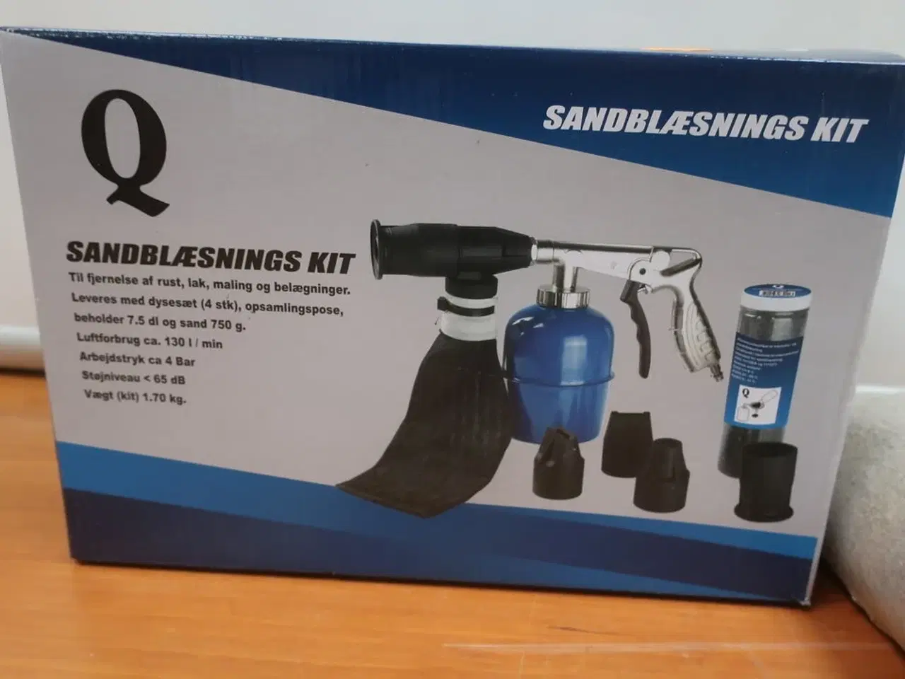 Billede 2 - Sandblæsnings kit med sand