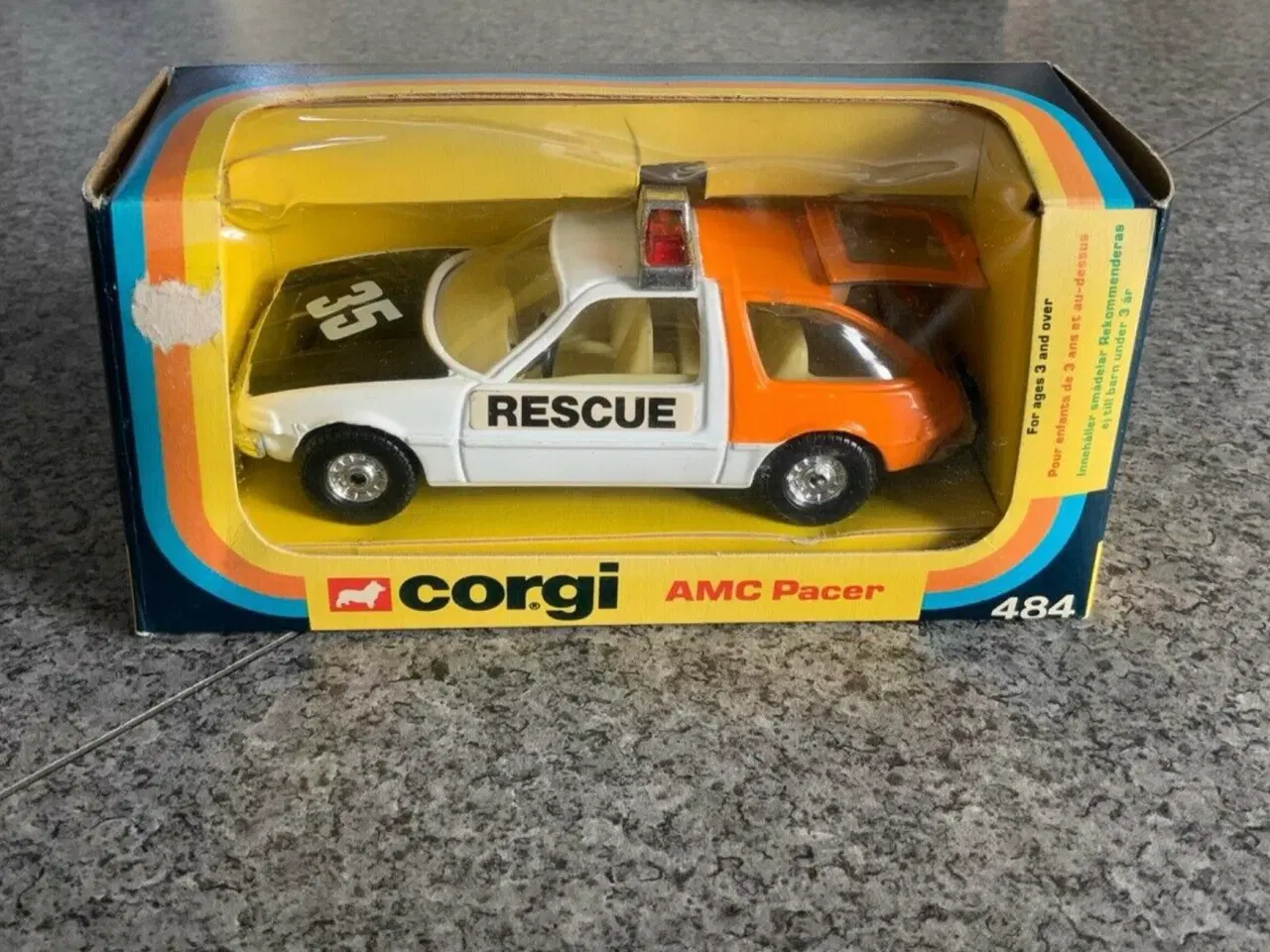 Billede 6 - Corgi Toys No. 484 AMC Pacer, scale 1:36
