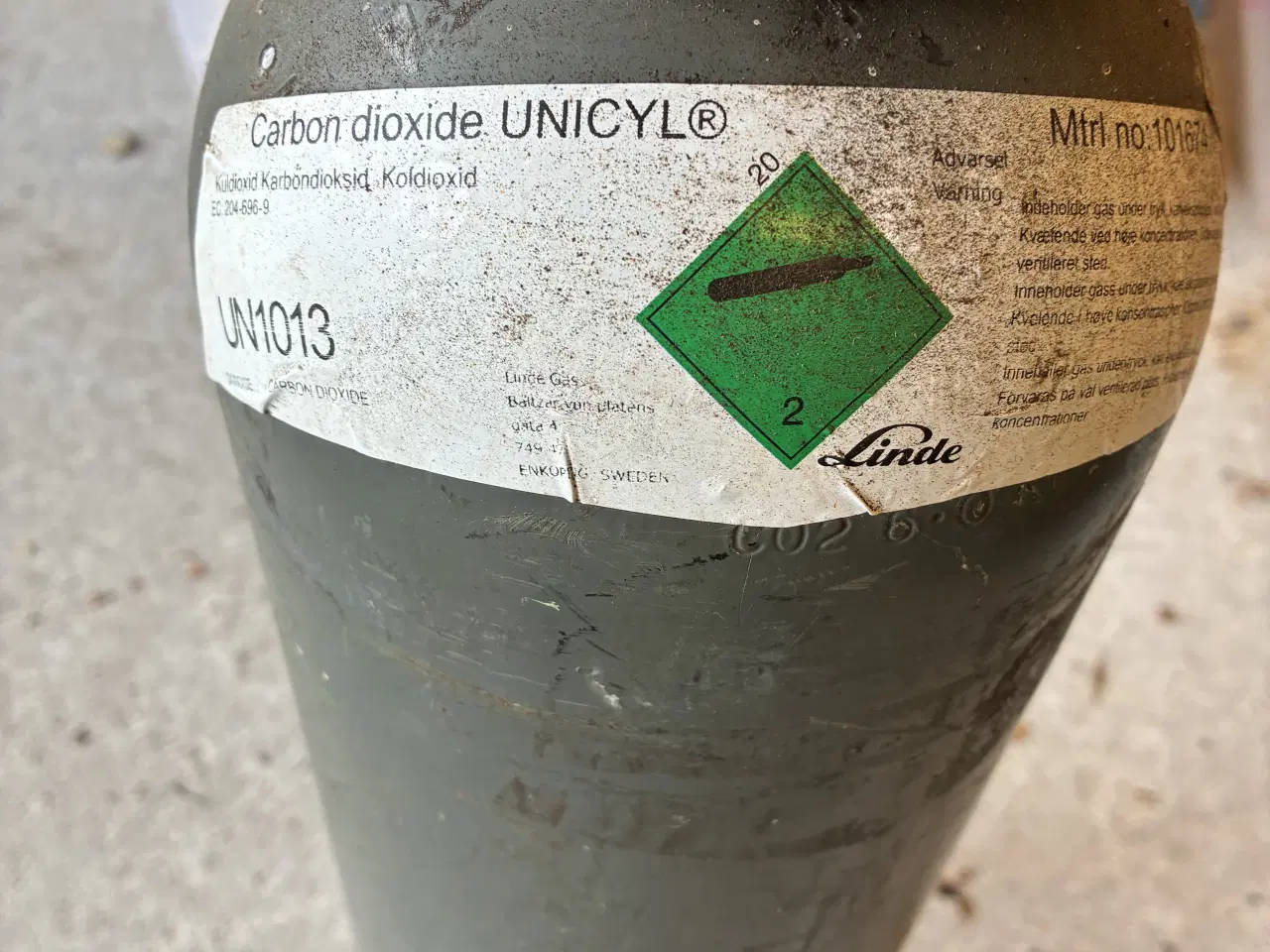 Billede 3 - CO2 gasflaske