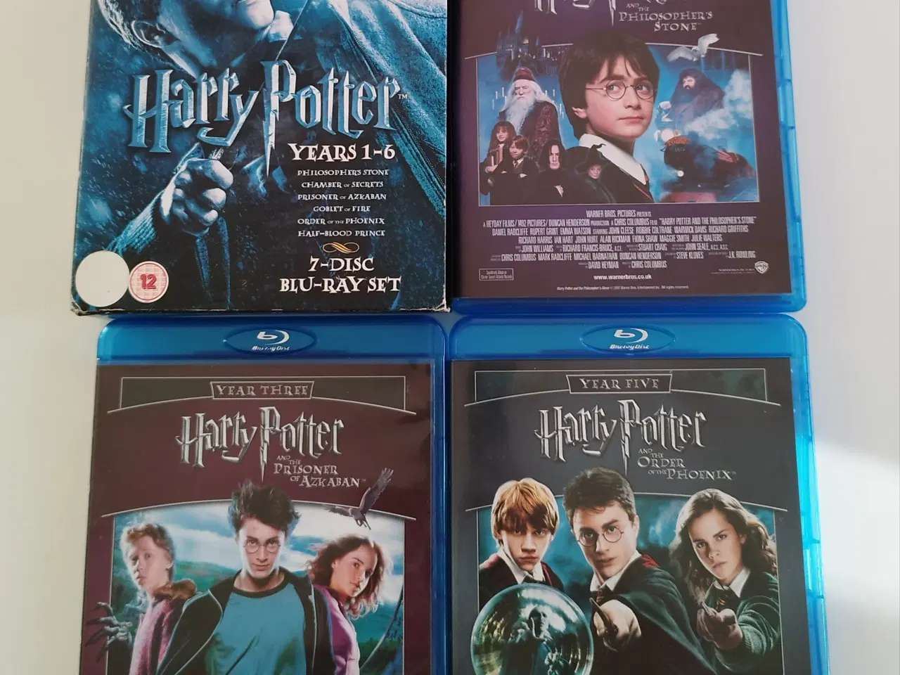 Billede 1 - Harry Potter Blu-ray disk bokssæt (Year 1 - 6)