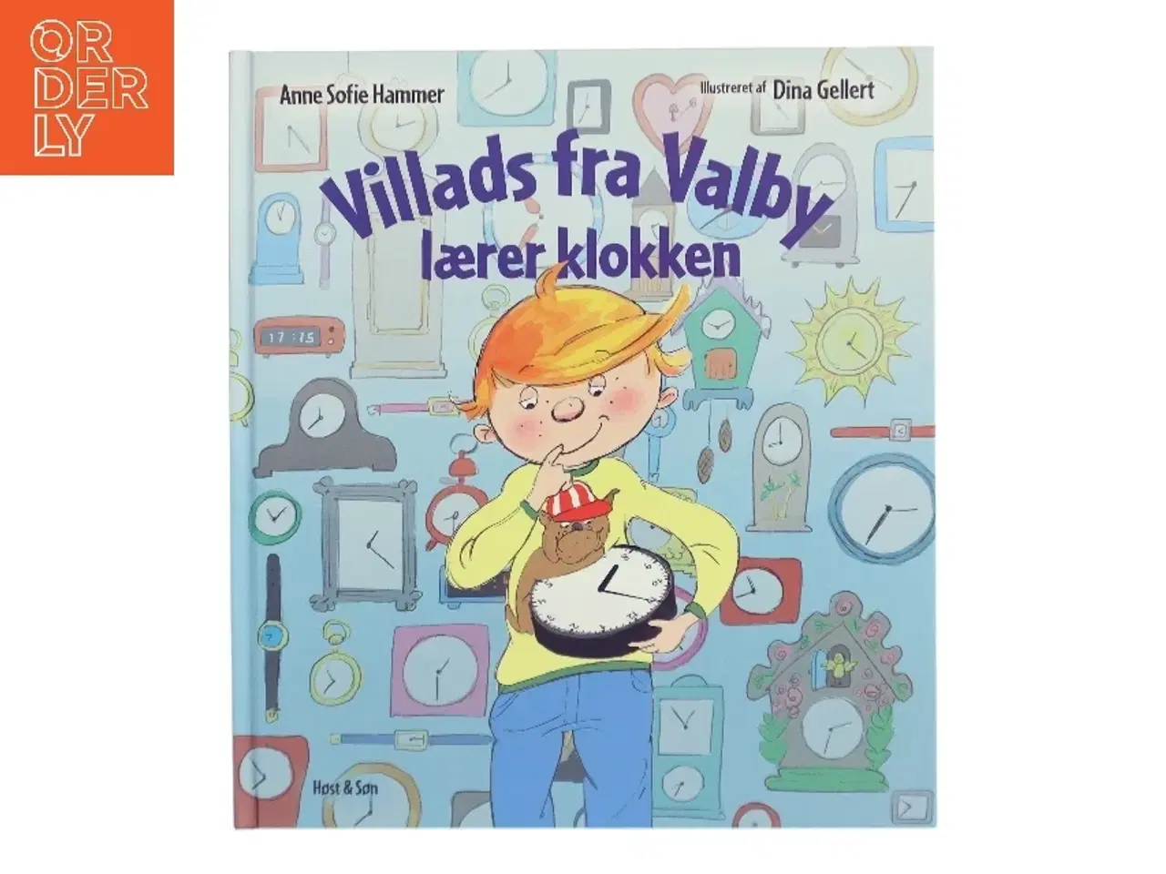 Billede 1 - Villads fra Valby lærer klokken af Anne Sofie Hammer (Bog)