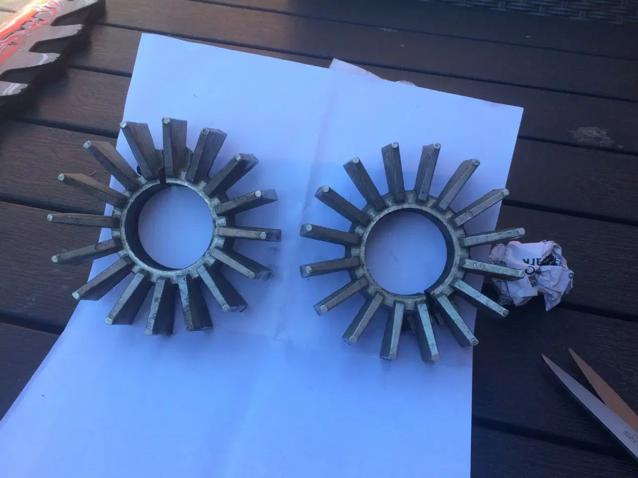 Billede 3 - Triumph pipes/forrør 1 3/4"og alu clamps