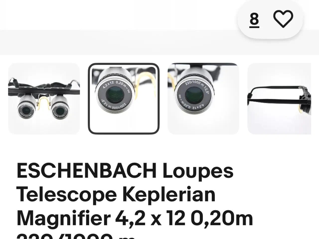 Billede 5 - Eschenbach Lupbrille