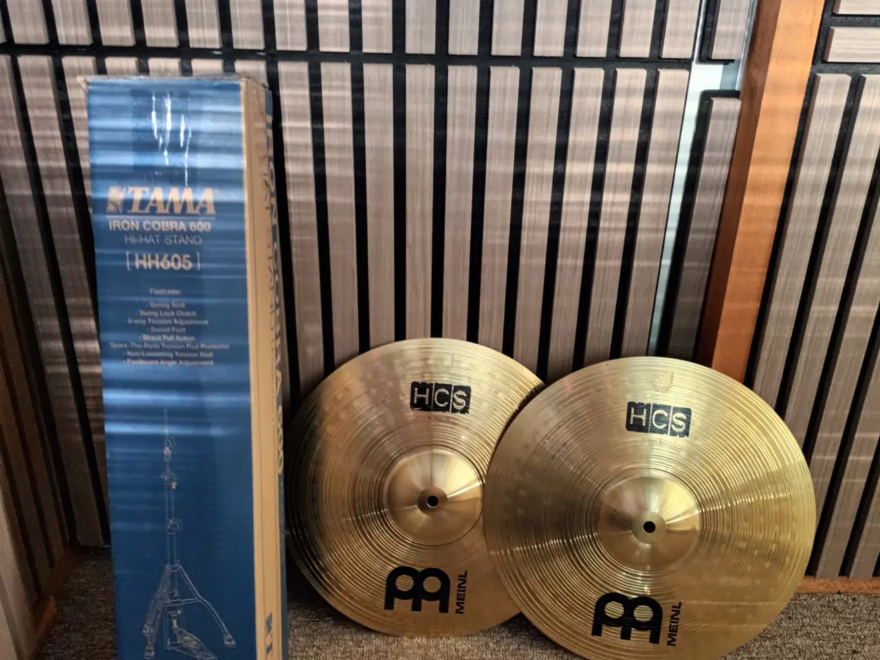 Billede 1 - Tama Iron Cobra HH605 Hi-Hat+Meinl 14" HCS Hi-hat