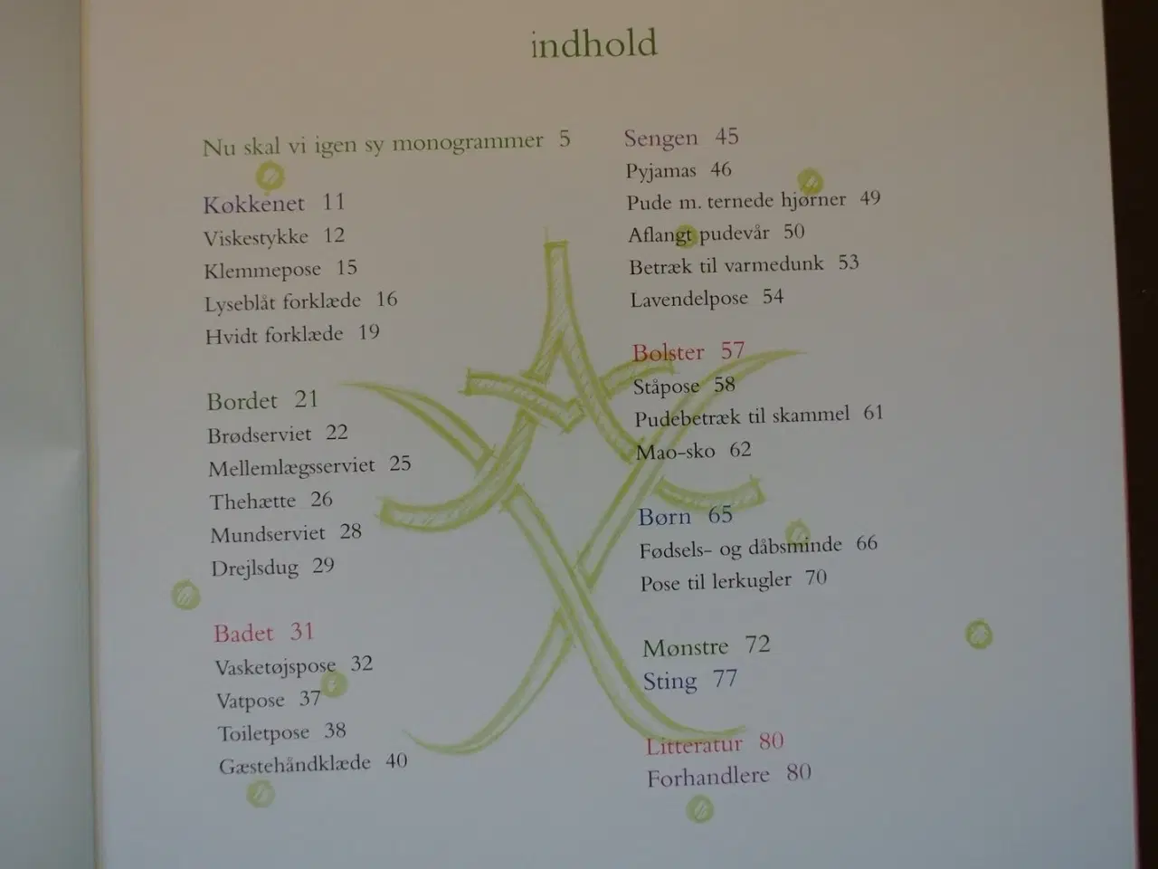Billede 2 - syede monogrammer, Af anne abildtrup, emne: håndar