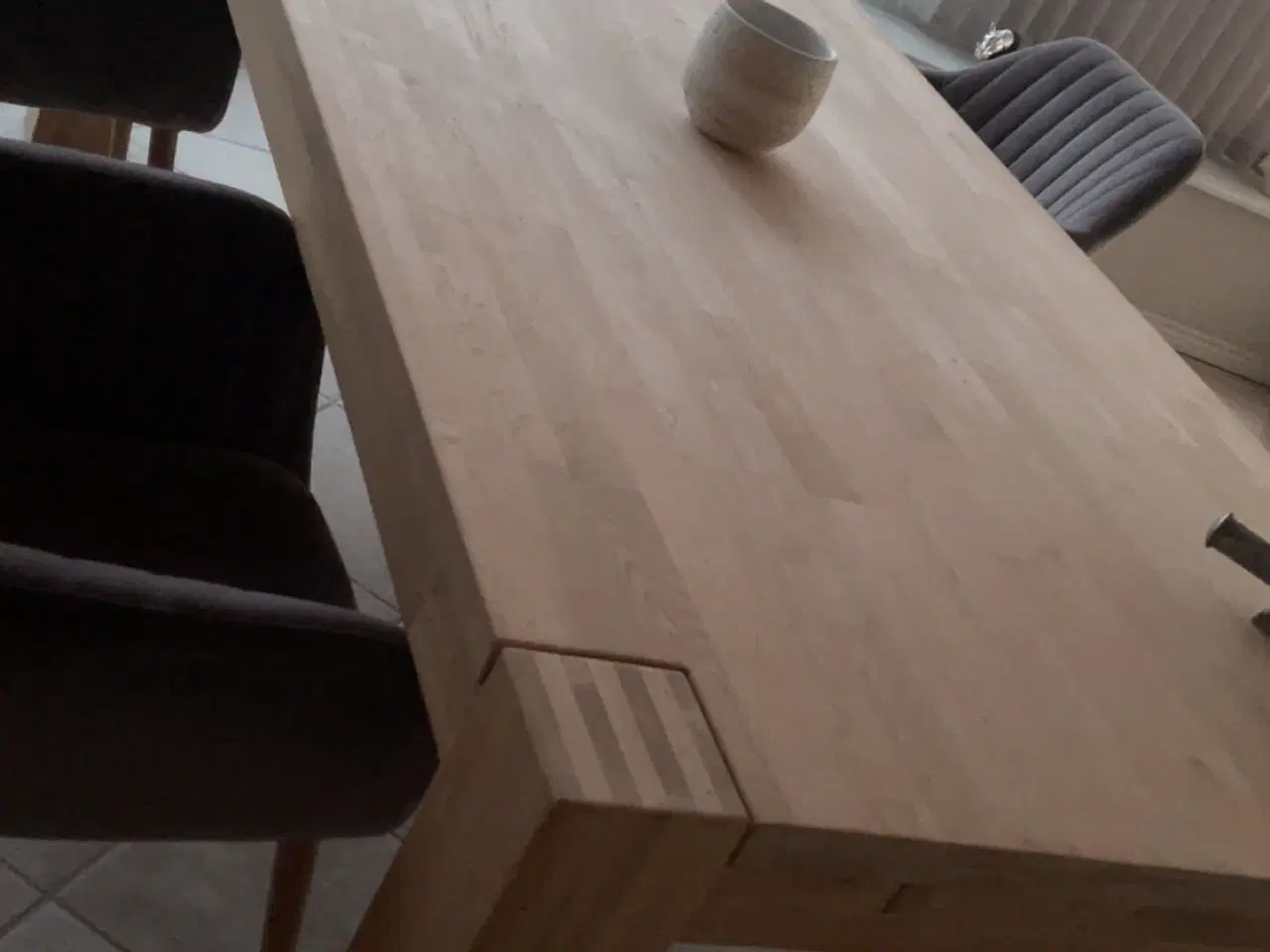 Billede 2 - Spisebord i egetræ 