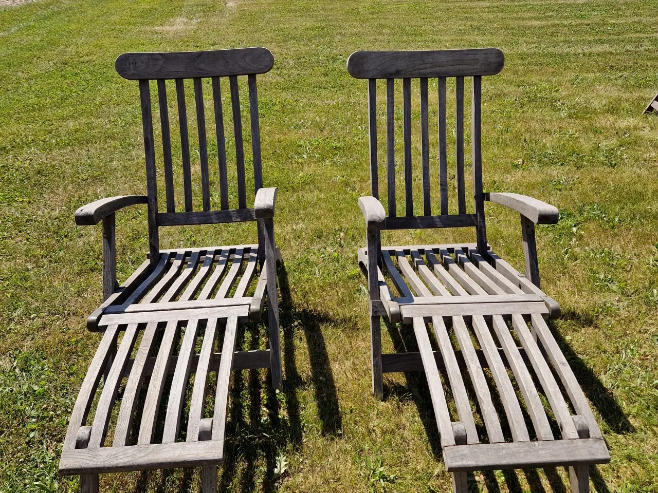 Billede 1 - Liggestole i massiv teak