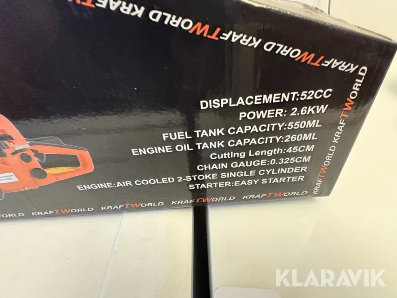 Billede 5 - Motorsav KraftWorld 52 cc