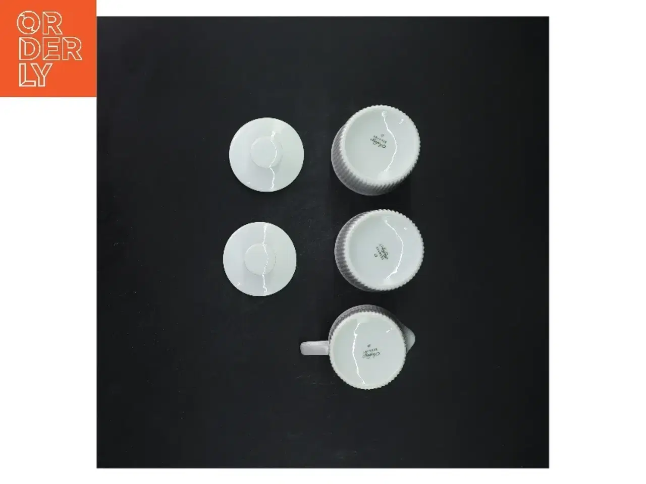 Billede 3 - Sukkerskåle med låg + flødekande - Arzberg - 8 cm