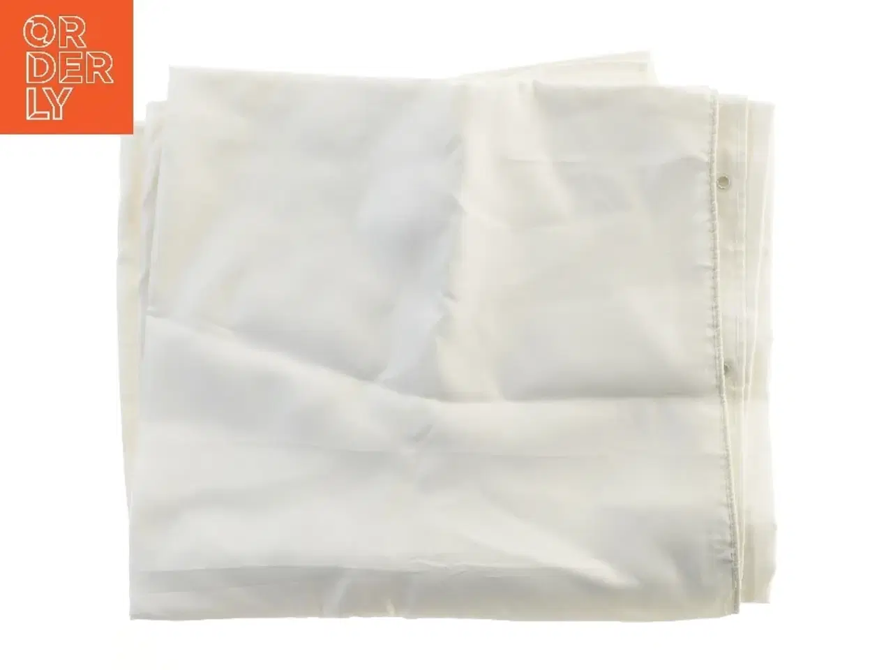 Billede 1 - Hvidt bruseforhæng/badeforhæng 180x200 cm (str. 180x200 cm)