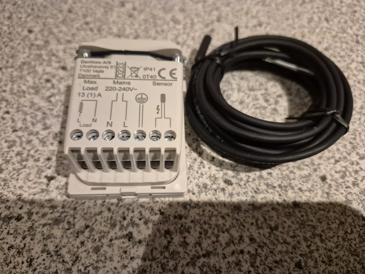 Billede 3 - Devi 233 gulvvarme termostat med føler