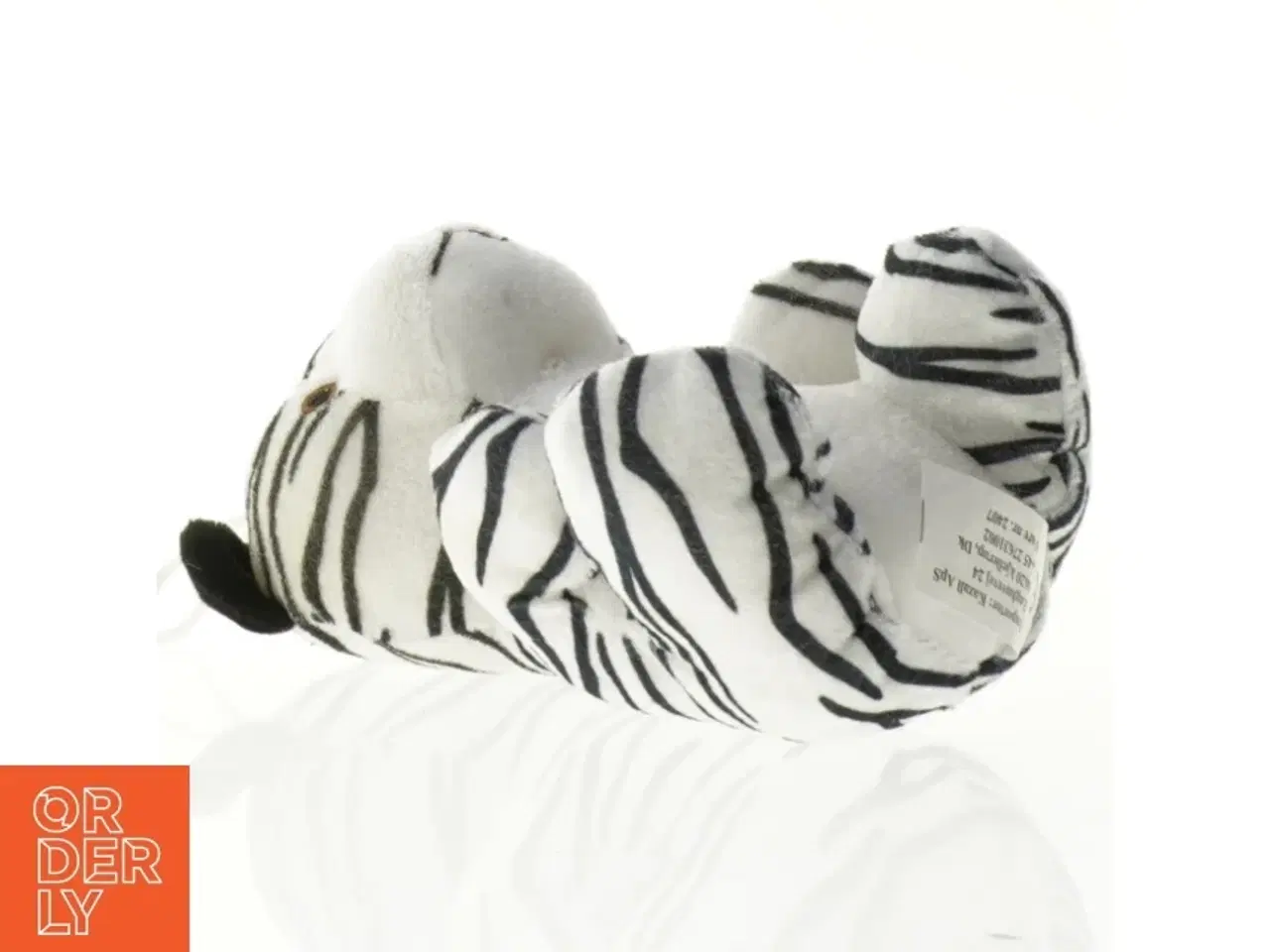 Billede 4 - Tøjdyr, hvid tiger (str. 19 cm)