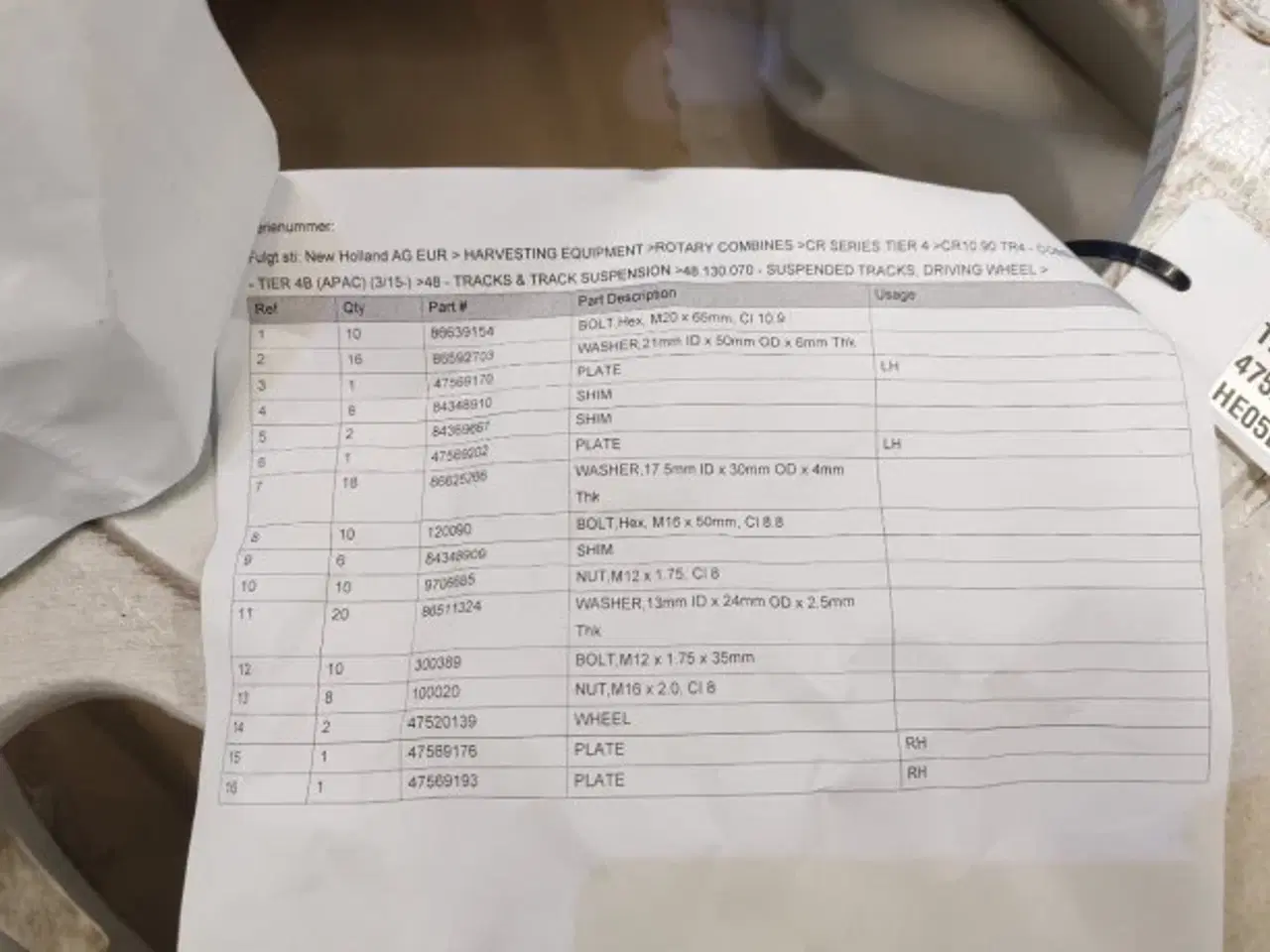 Billede 2 - New Holland CR 9080 Trækhjul 47520139