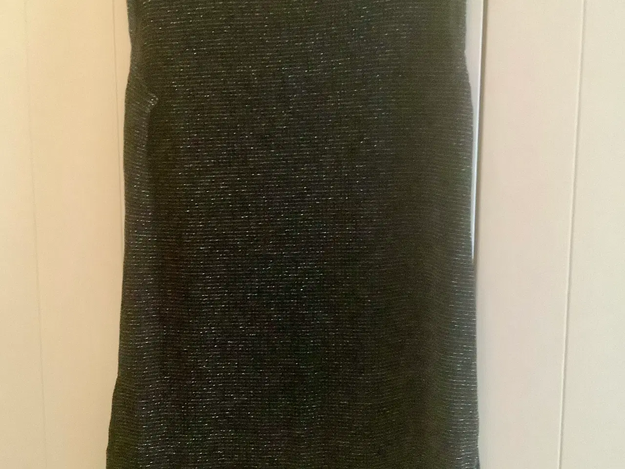 Billede 1 - Vintage lang top med metaltråde og foer.