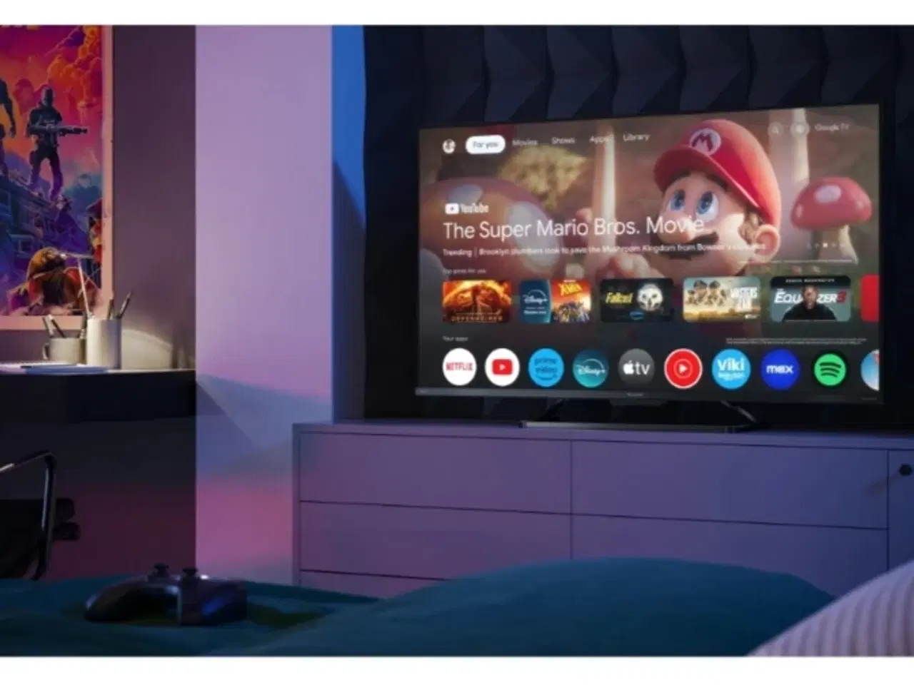 Billede 1 - Sharp 4K UHD QLED Google TV