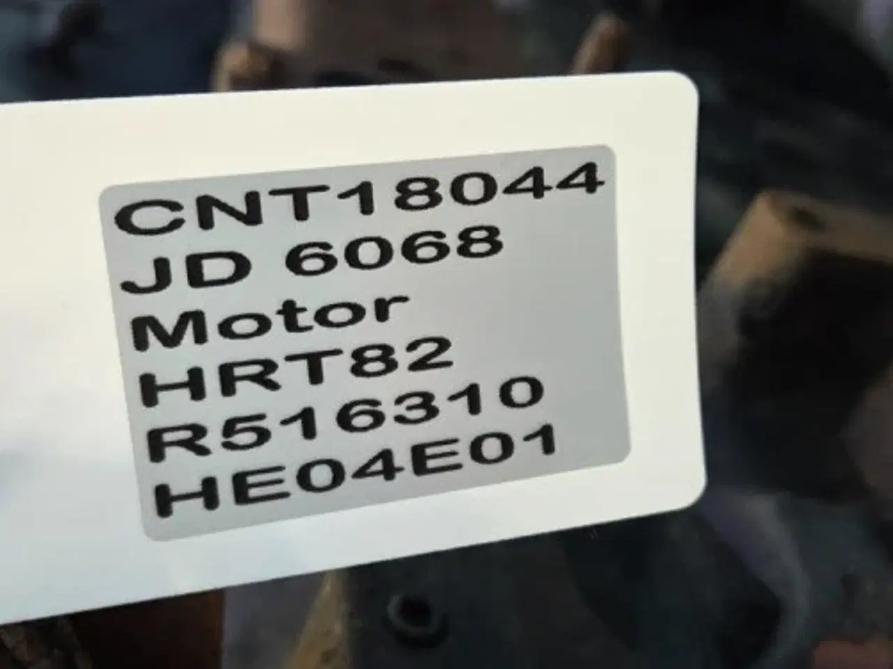 Billede 24 - John Deere 6068 HRT82 Motor R516310