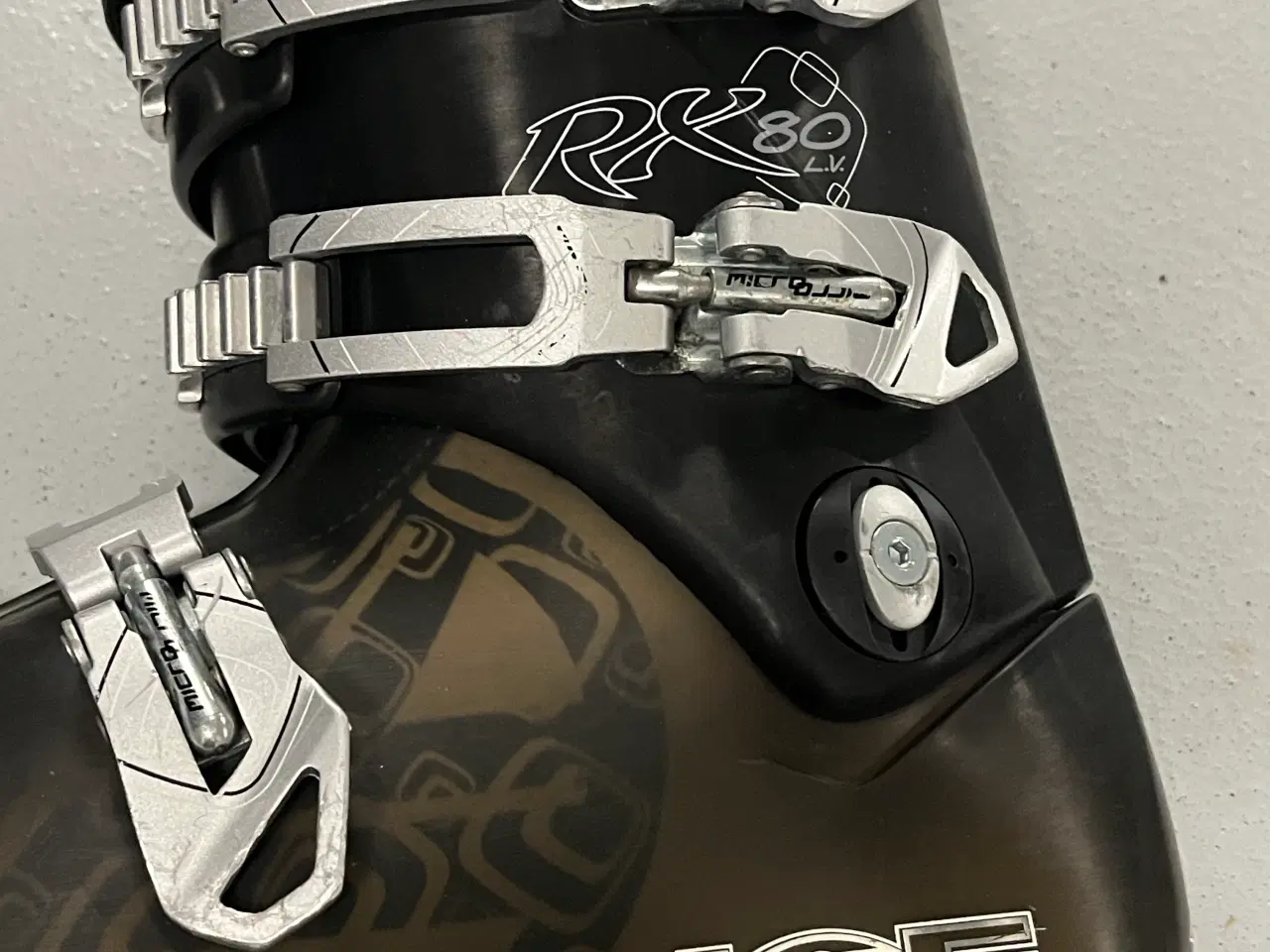 Billede 1 - Grå Lange slalomskistøvler