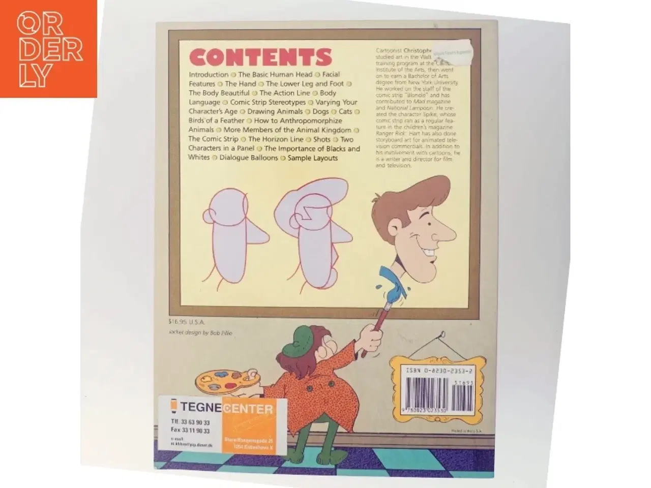 Billede 3 - How to draw cartoons for comic strips af Christopher Hart (Bog)