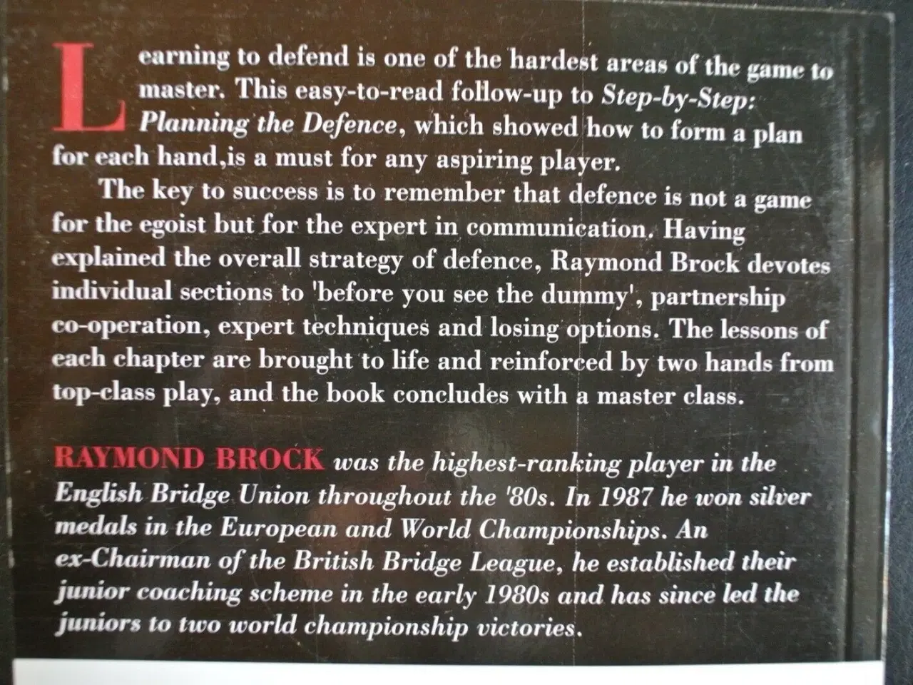 Billede 3 - expert defence - bridge, by raymond brock, emne: h