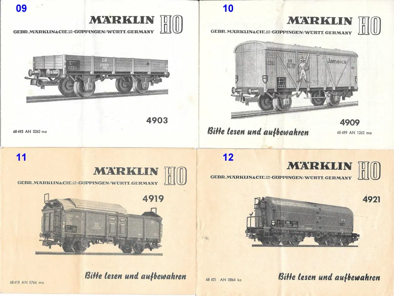 Billede 3 - Marklin: Vejledninger til ældre modeller/udstyr