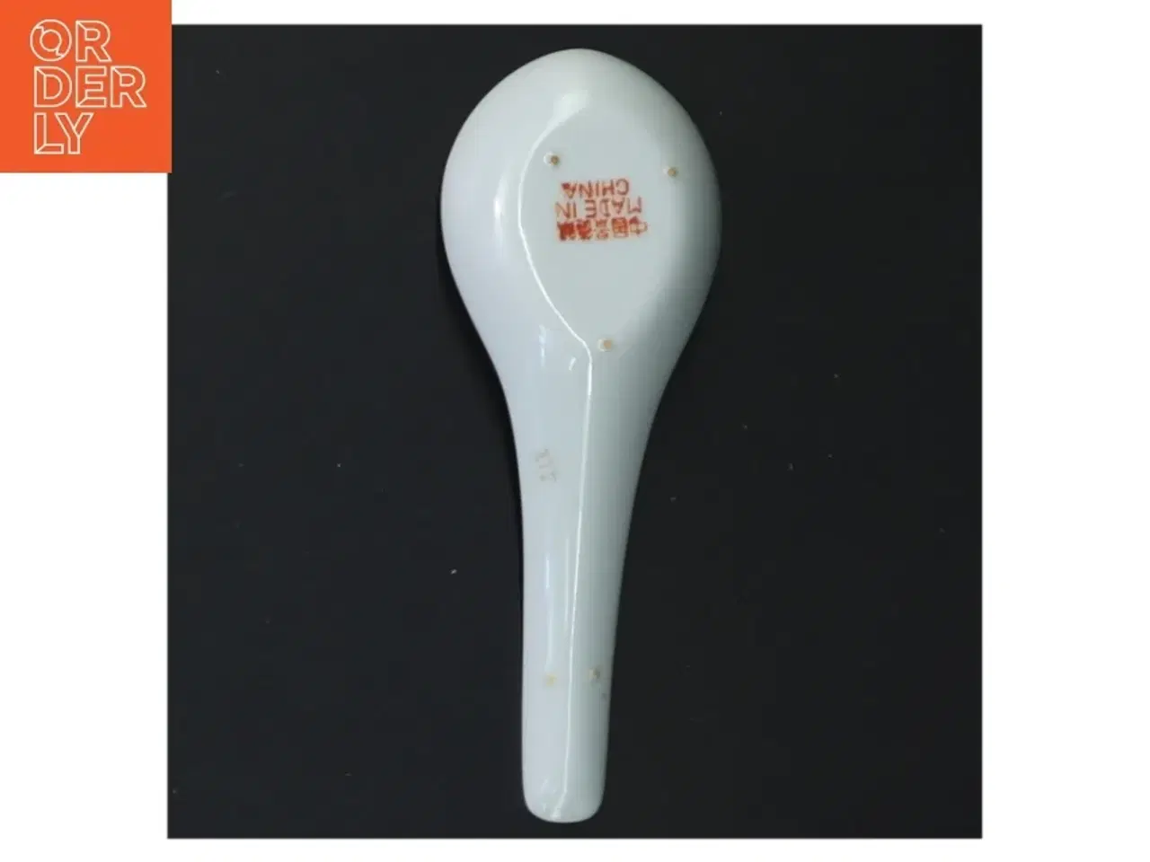 Billede 5 - Dekorativ skål med ske (str. Ø 11,5 cm)