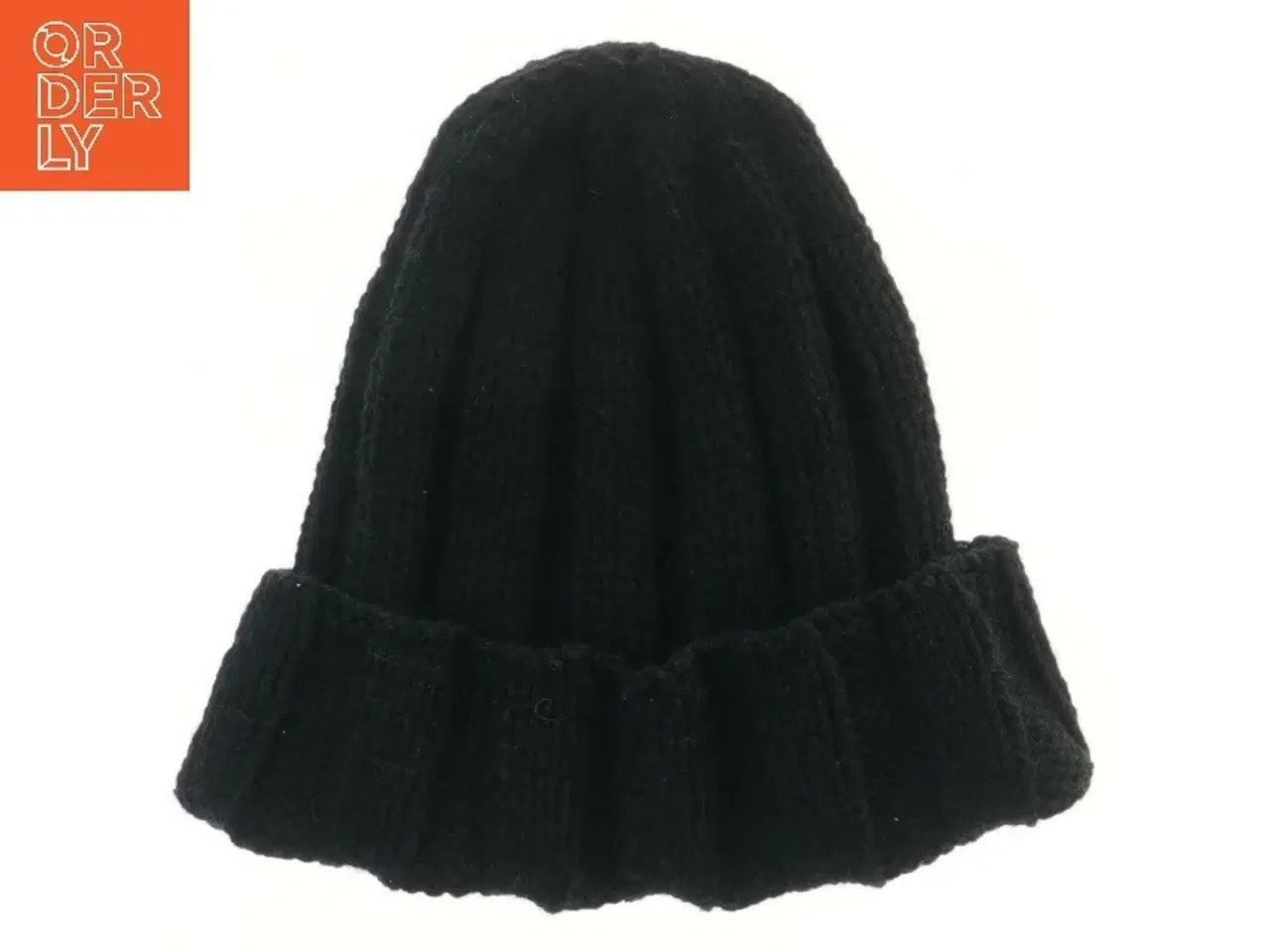 Billede 2 - Sort strikhue (str. 24x22,5 cm)