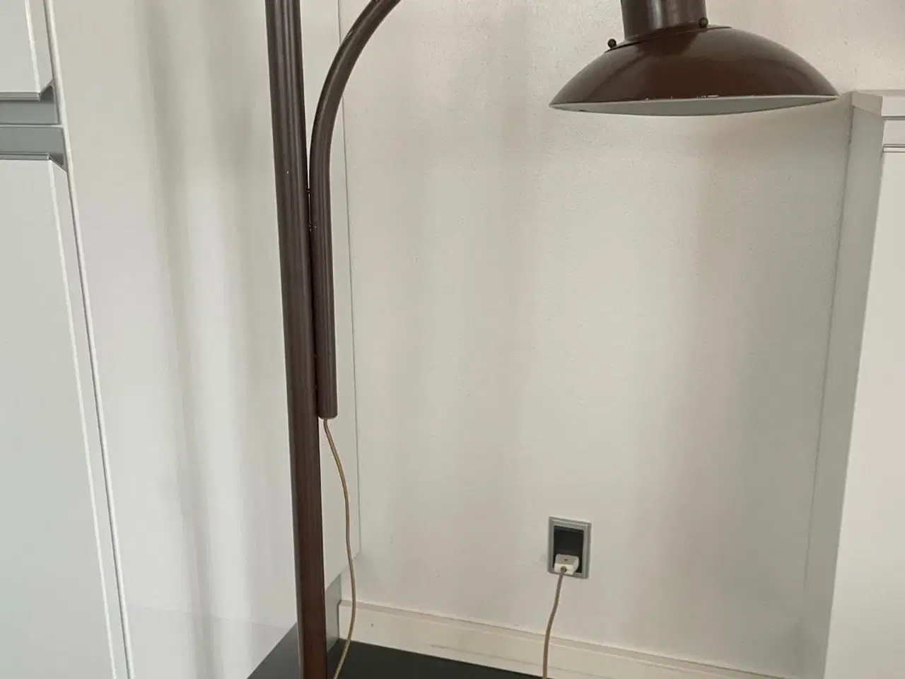 Billede 1 - Fog & Mørup 70’er gulvlampe brun