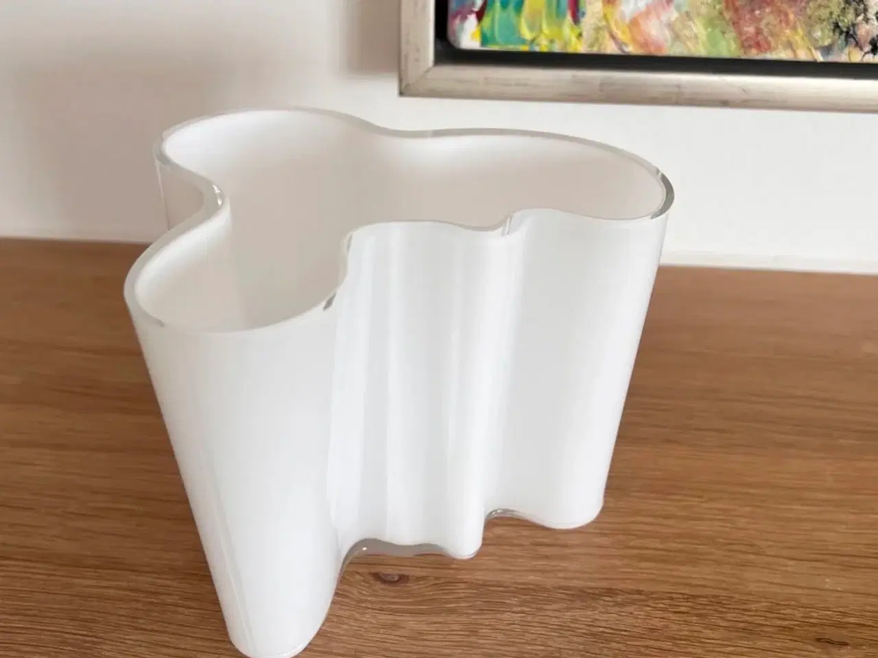 Billede 1 - Alvar Alto vase hvid. 12 cm.