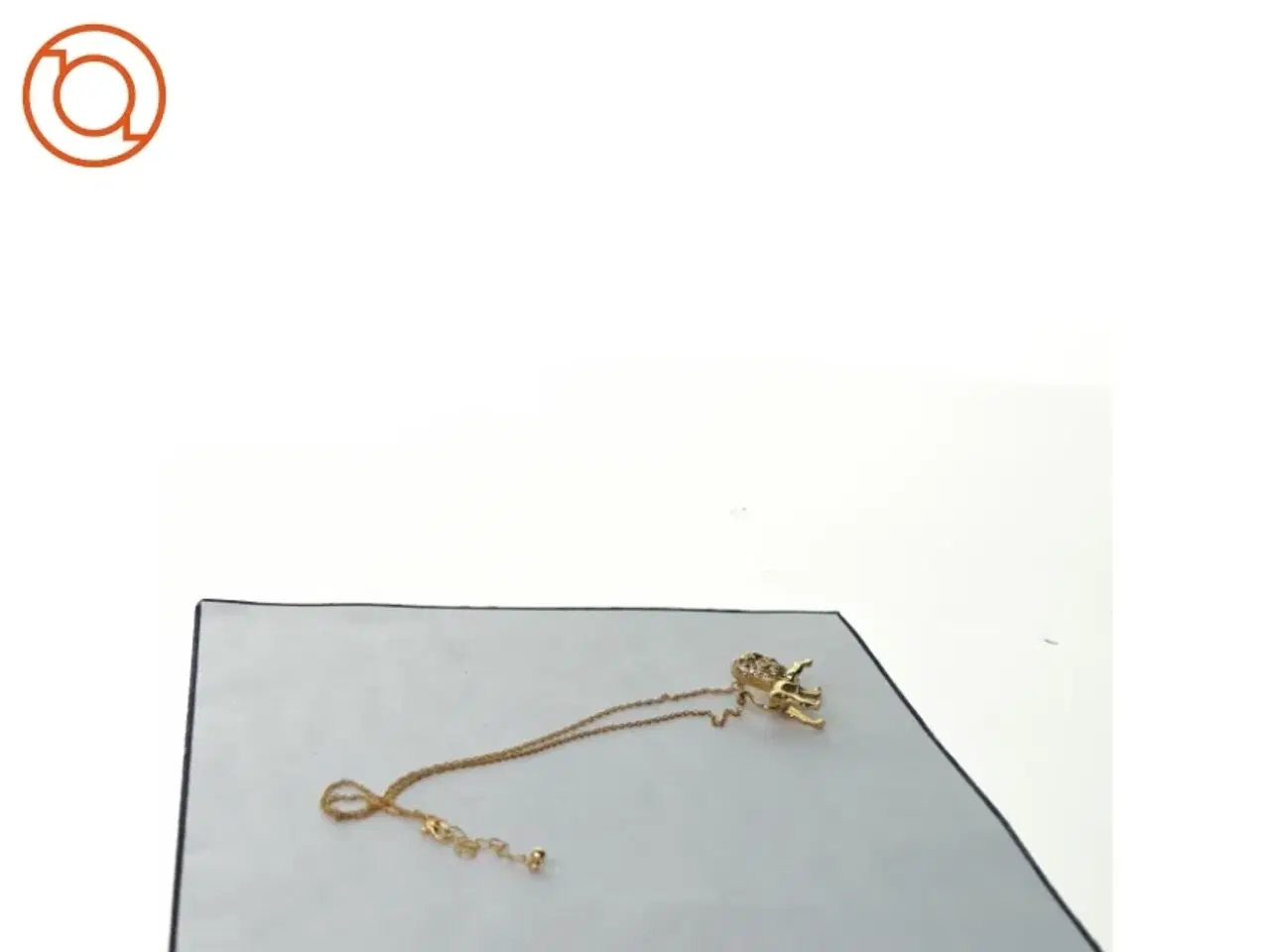 Billede 5 - Halskæde med løvefigur (str. 23 cm)