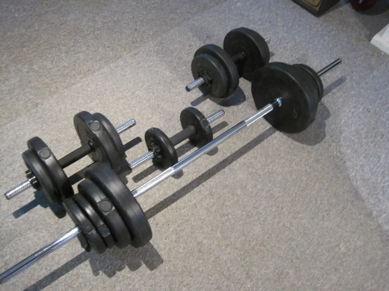 Billede 1 - Håndvægt sæt i alt 37 kg