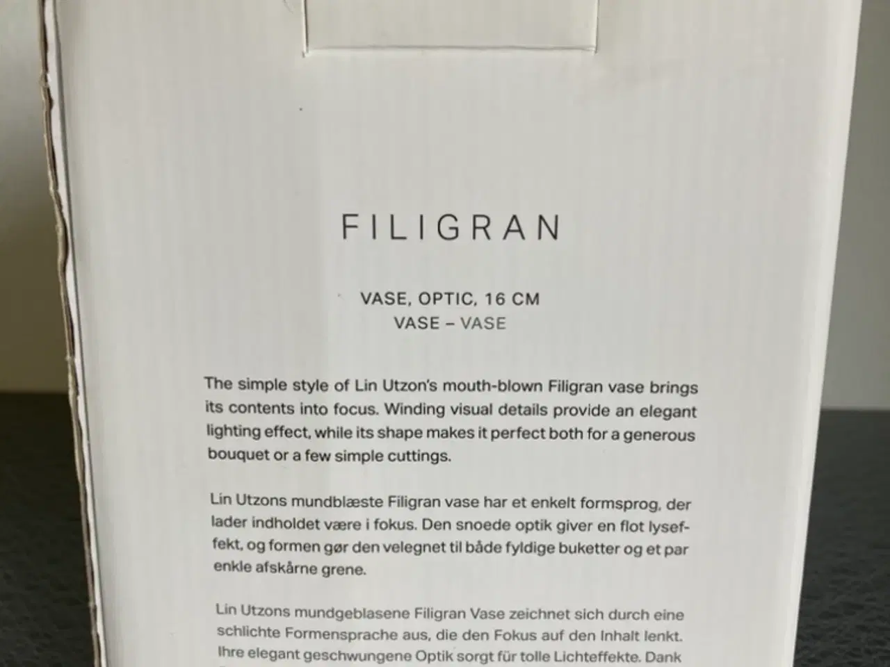 Billede 3 - Glasvase
